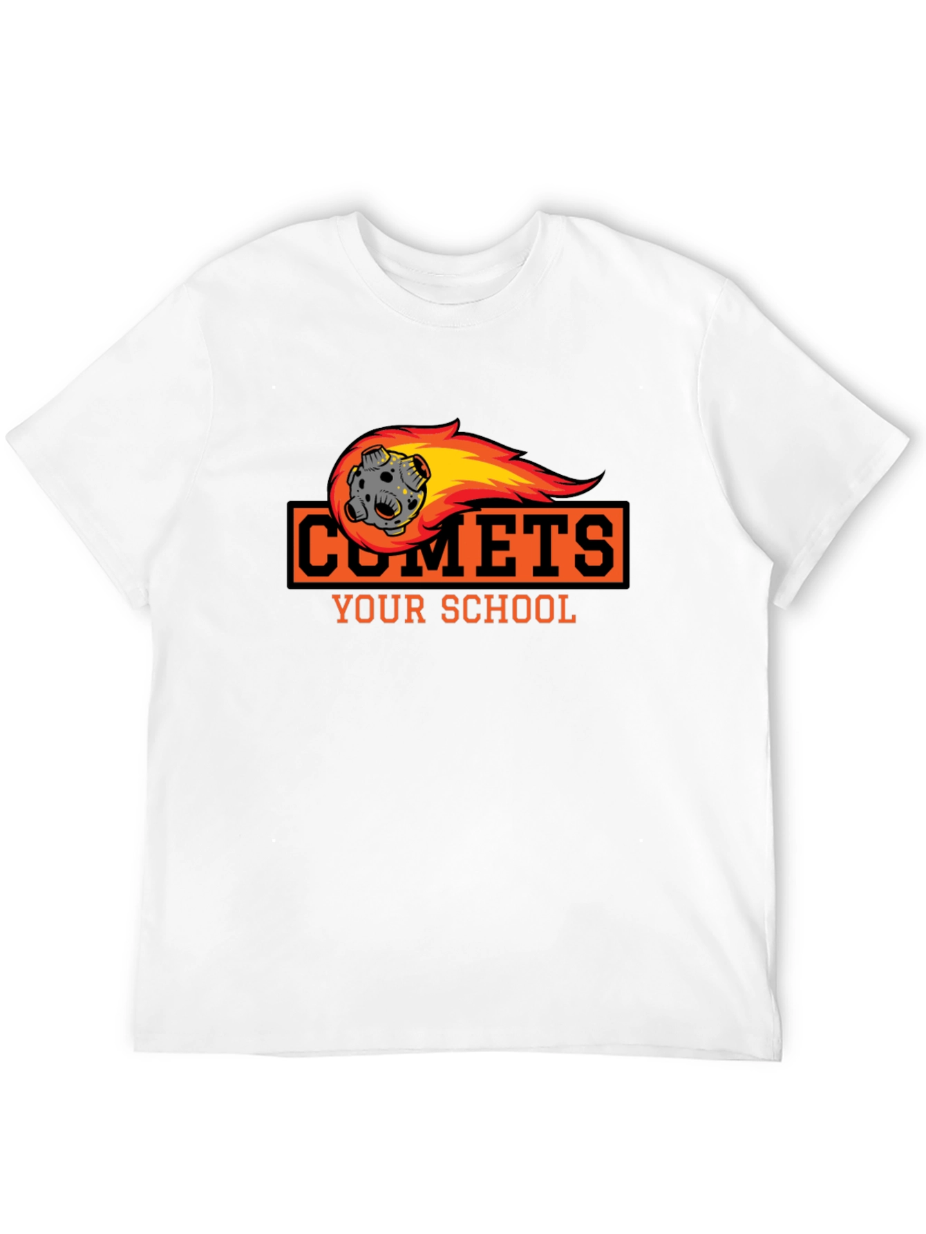 Black Comets School T-Shirt - Black view 12