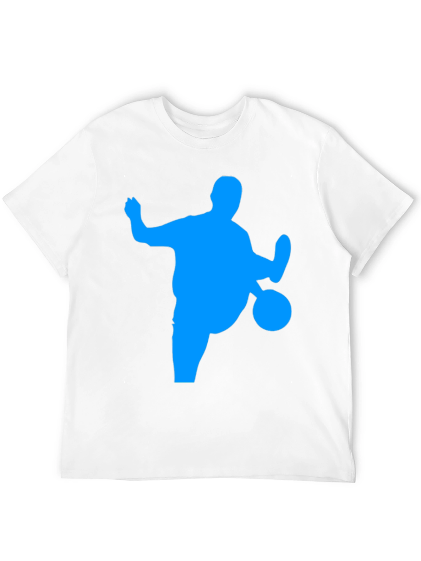 Black Soccer Silhouette Graphic Tee - Black view 12