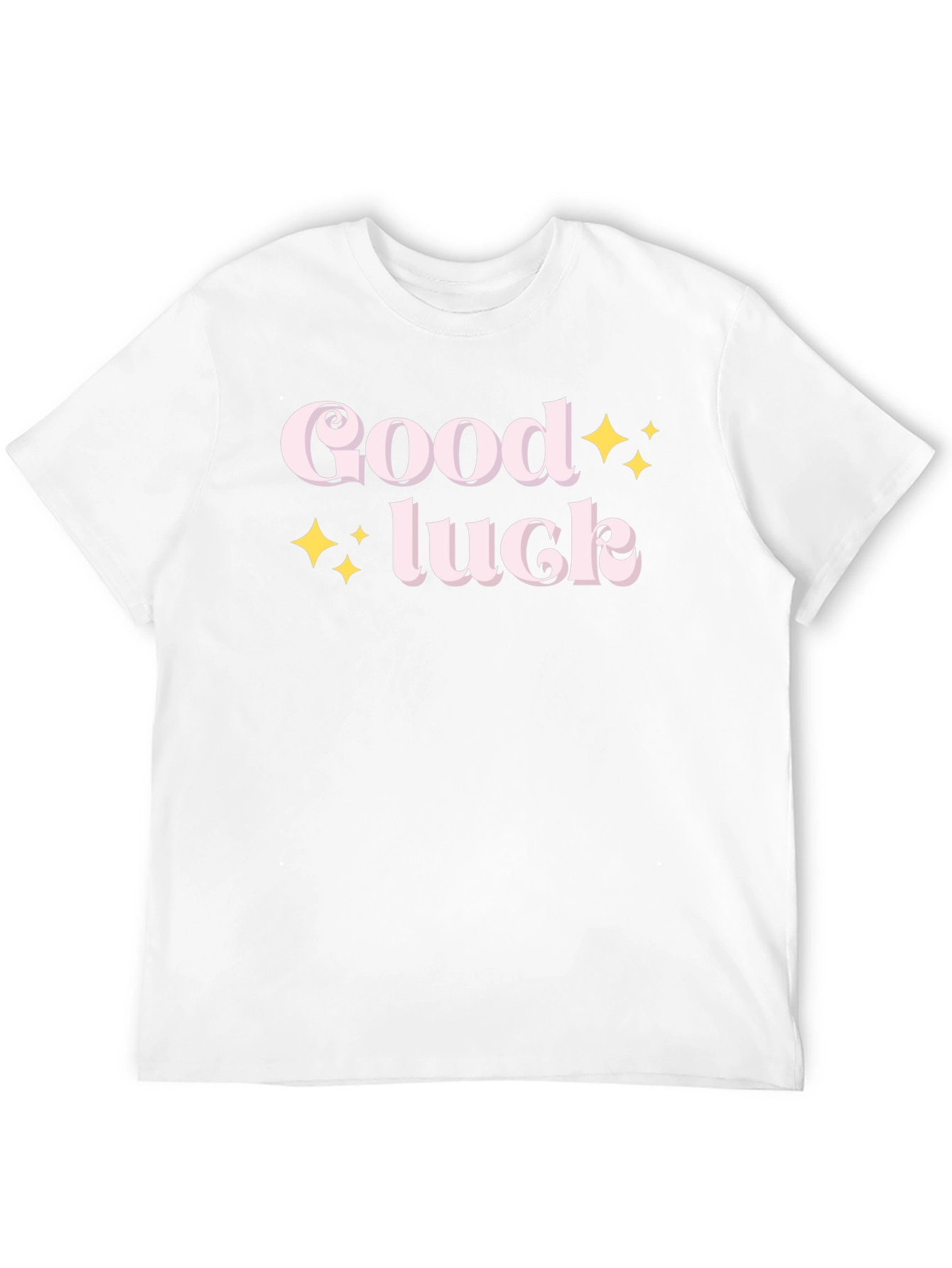 Black Good Luck Graphic Tee - Soft Cotton Blend view 12