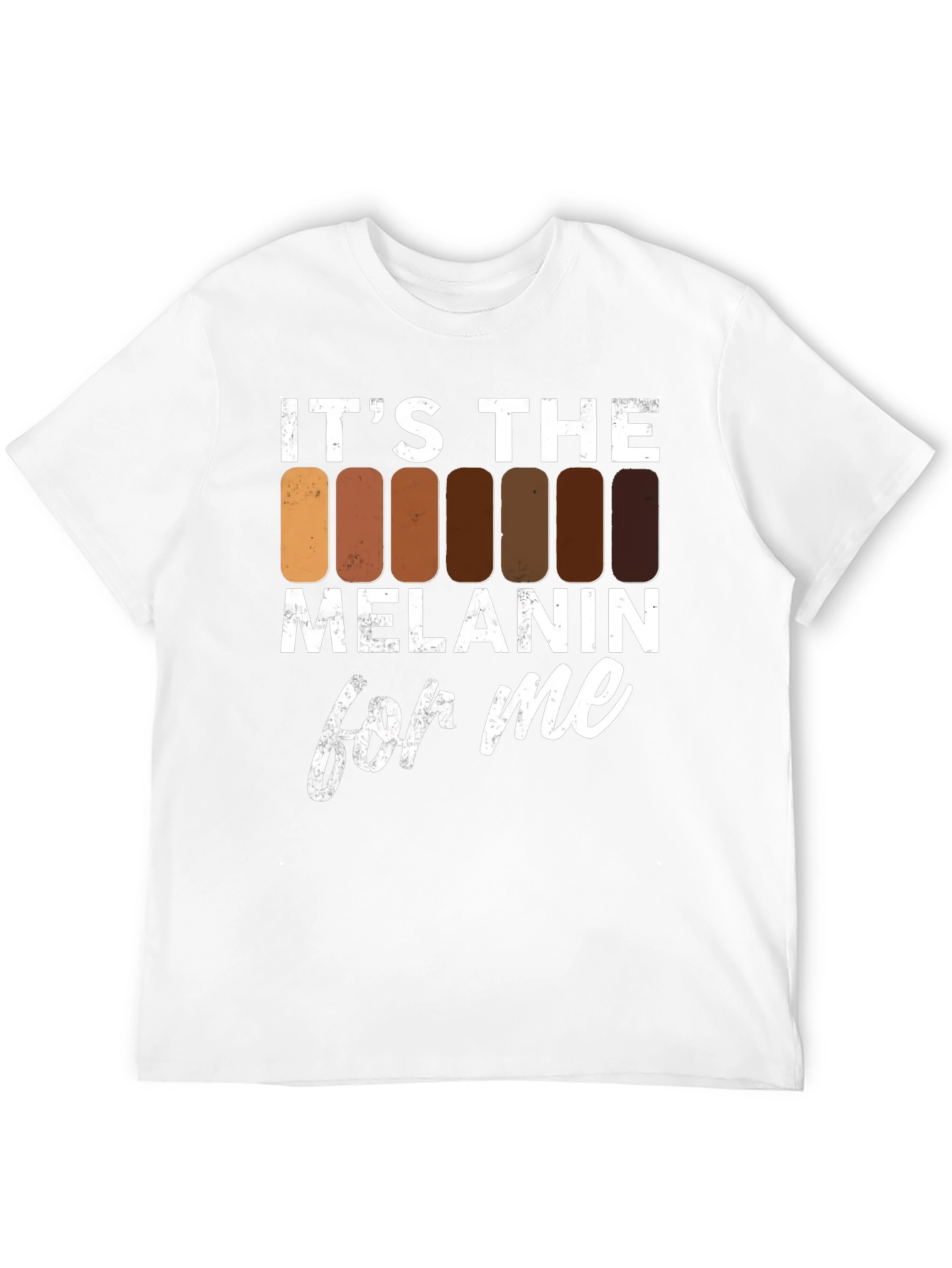 Black It's The Melanin For Me T-Shirt view 12