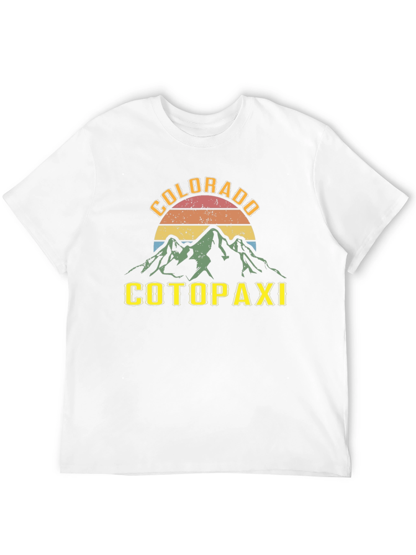 Black Colorado Cotopaxi Retro Graphic T-Shirt view 12