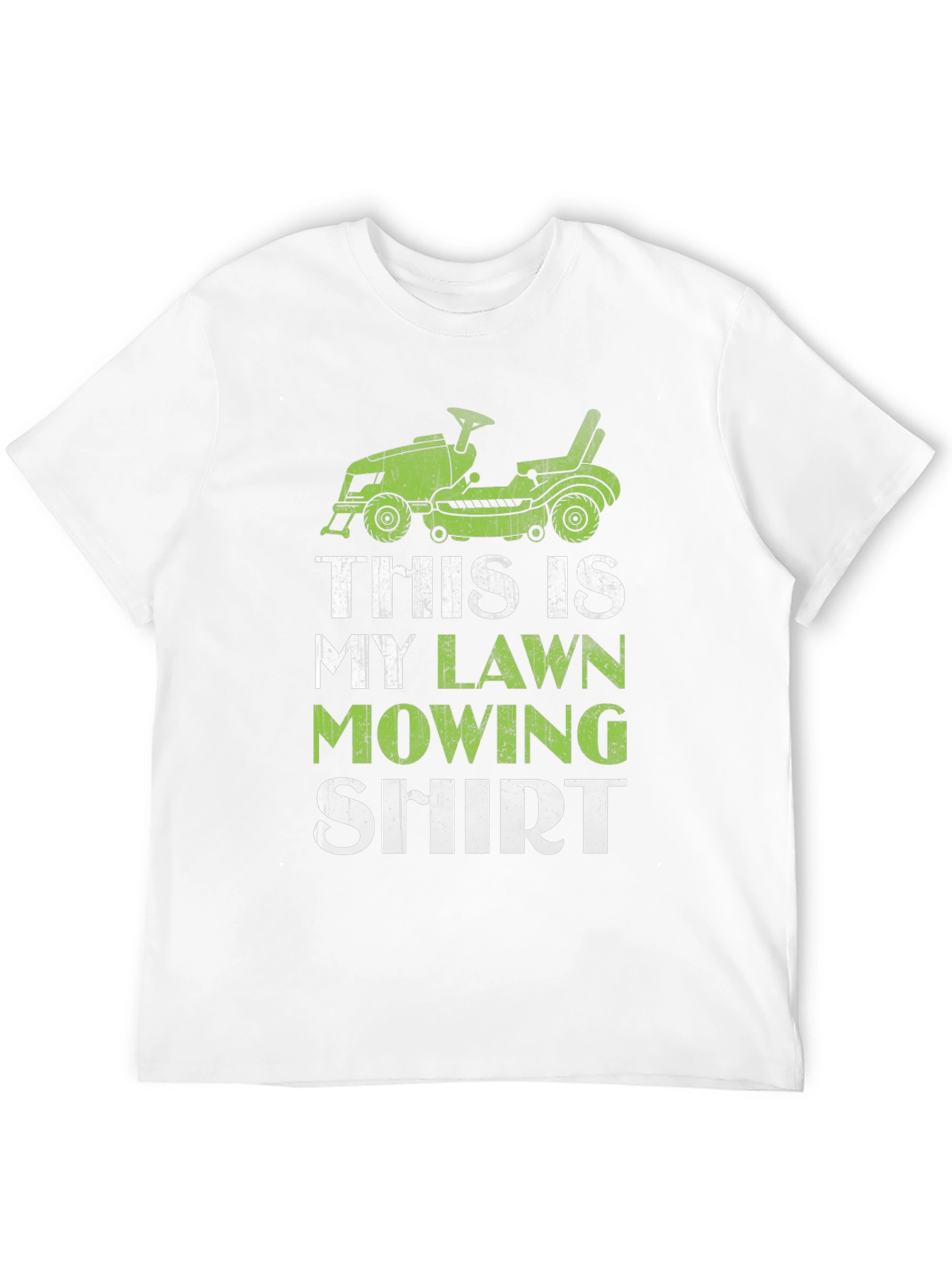 Black Lawn Mowing Shirt - Funny Gardener T-Shirt view 12