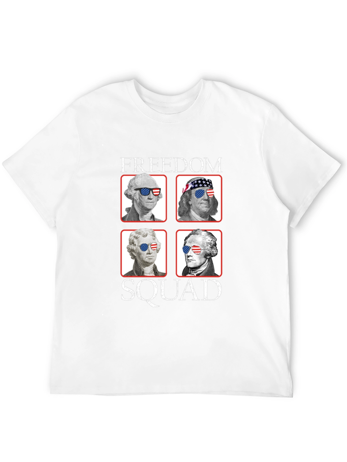 Black Freedom Squad T-Shirt: Patriotic Presidents view 12