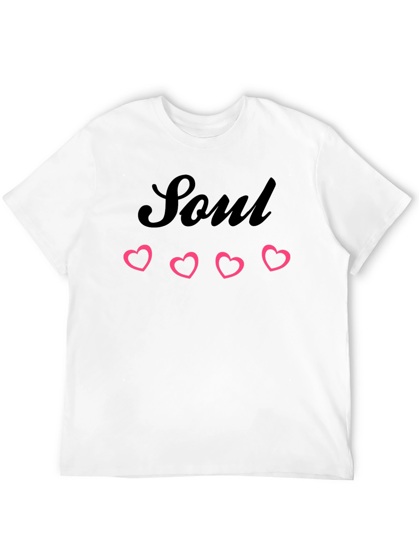 Black Soul Hearts Graphic Tee - Trendy Casual Style view 12