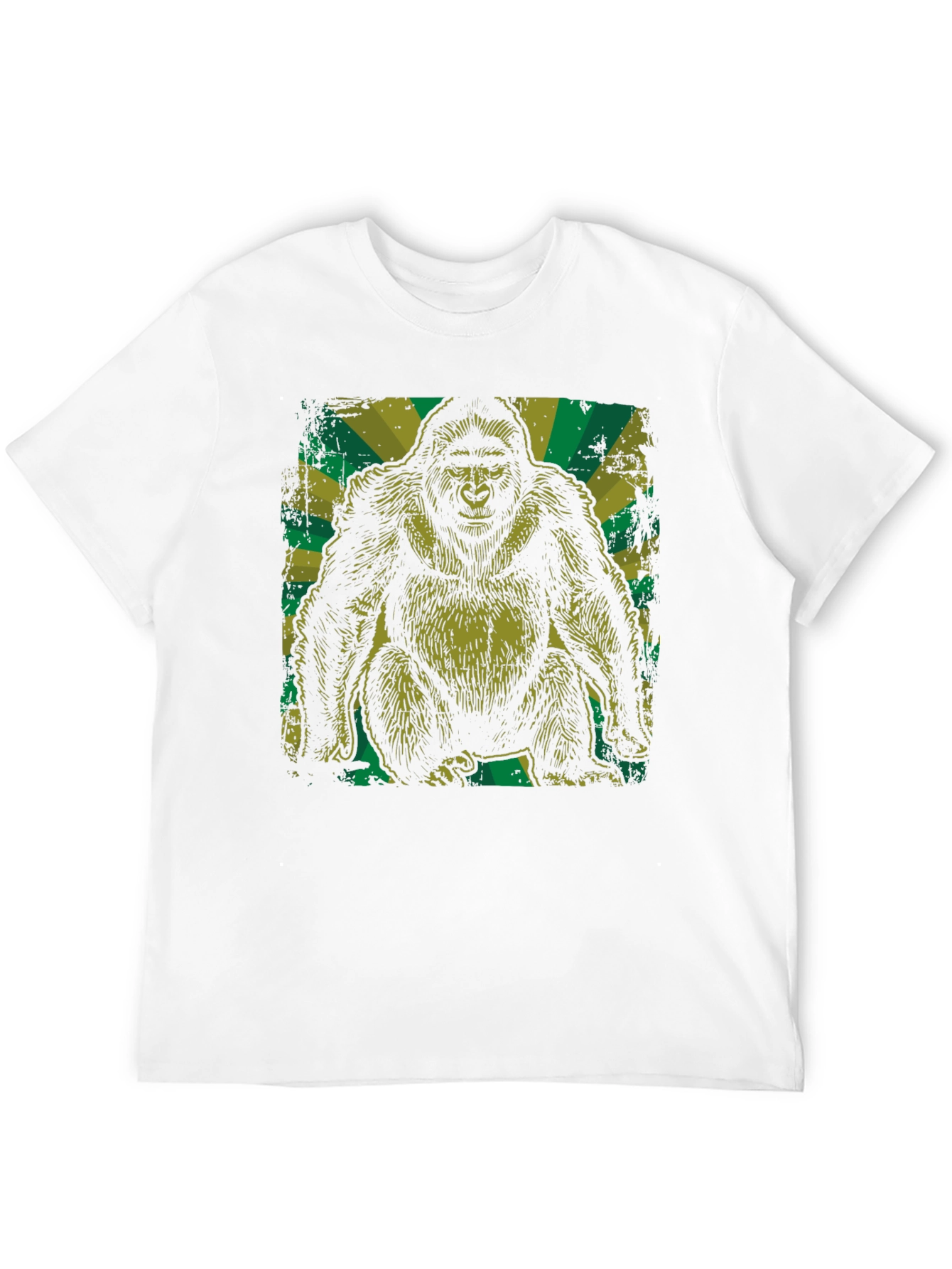 Black Vintage Gorilla Graphic Tee - Black view 12