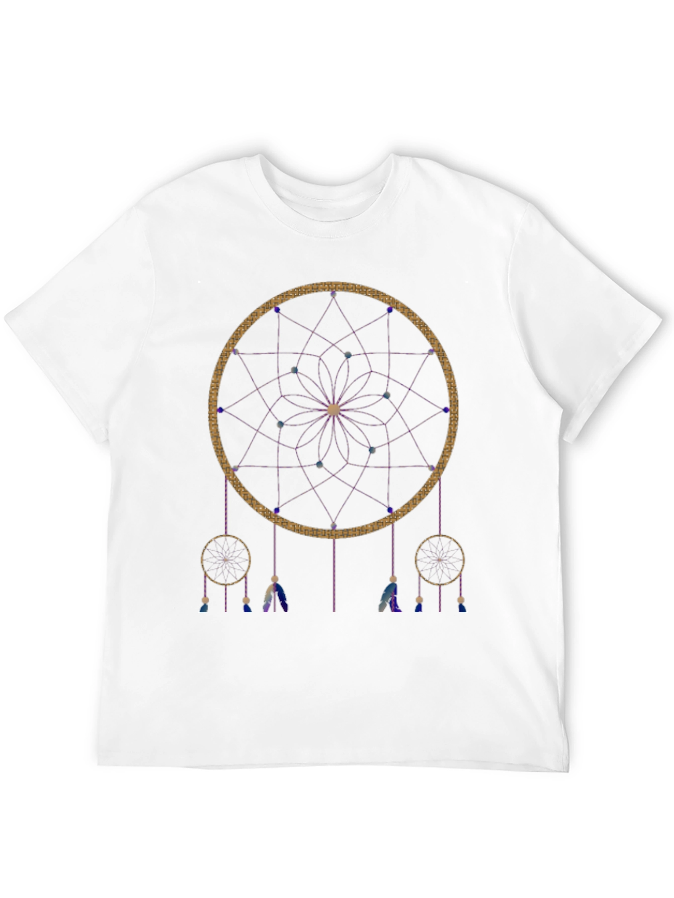 Black Dreamcatcher Graphic Tee - Boho Style Shirt view 12