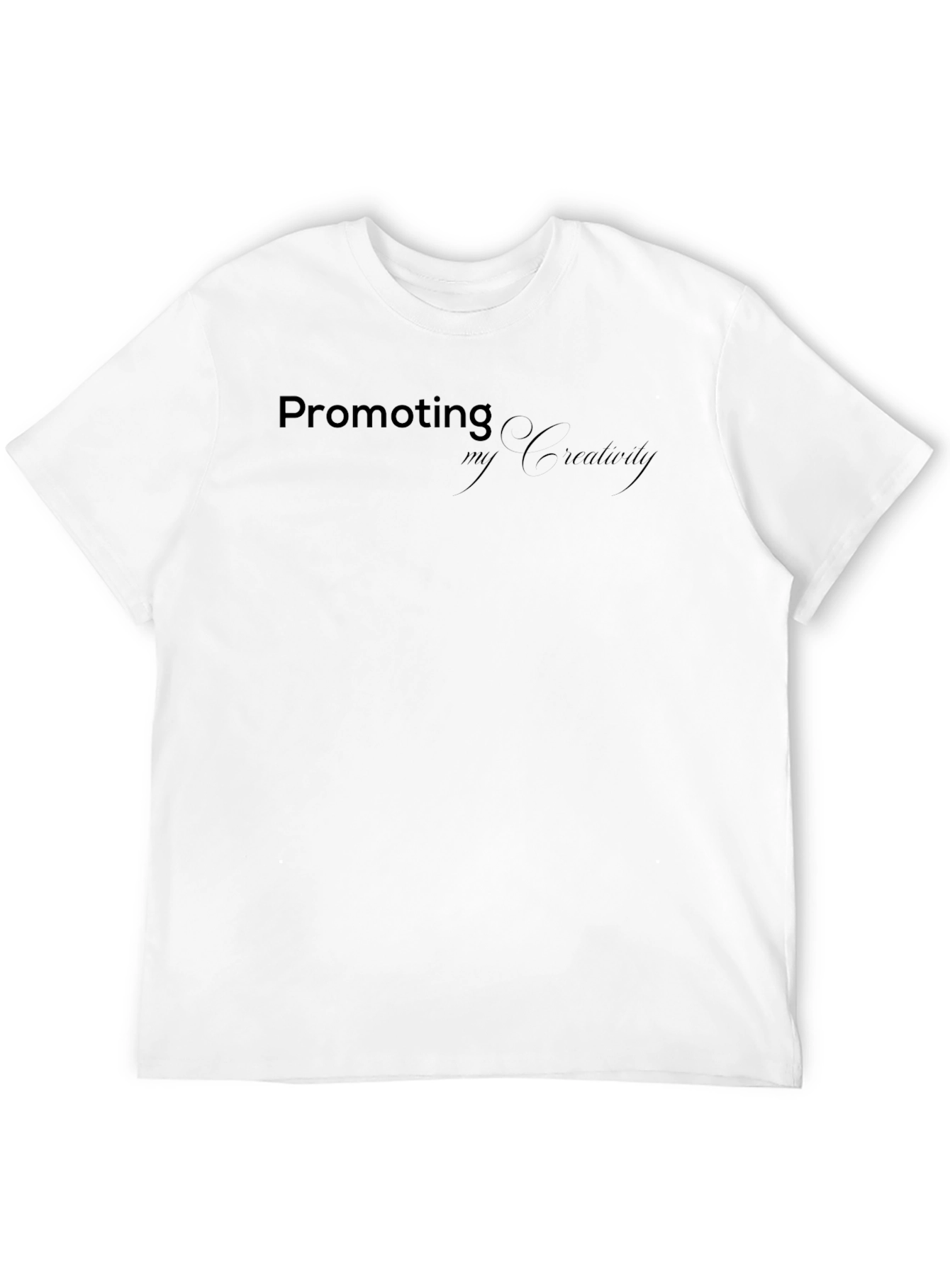 Black Promoting My Creativity Black T-Shirt view 12