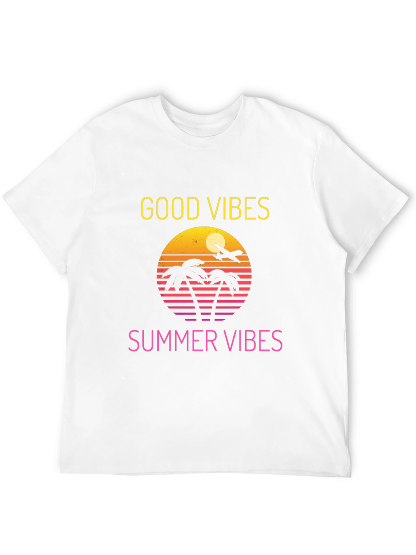 Black Good Vibes Summer T-Shirt view 12
