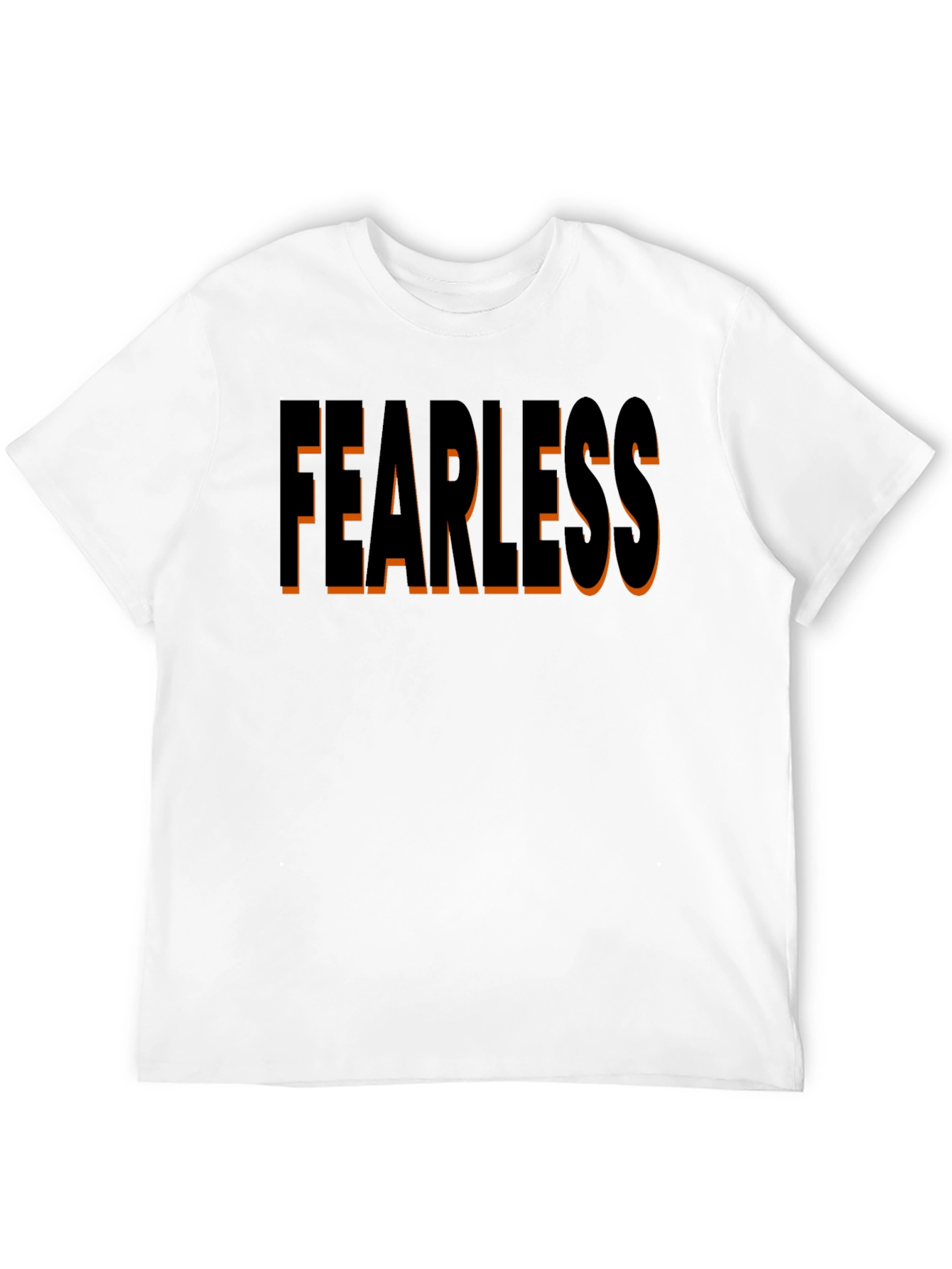 Black Fearless Black Graphic Tee view 12