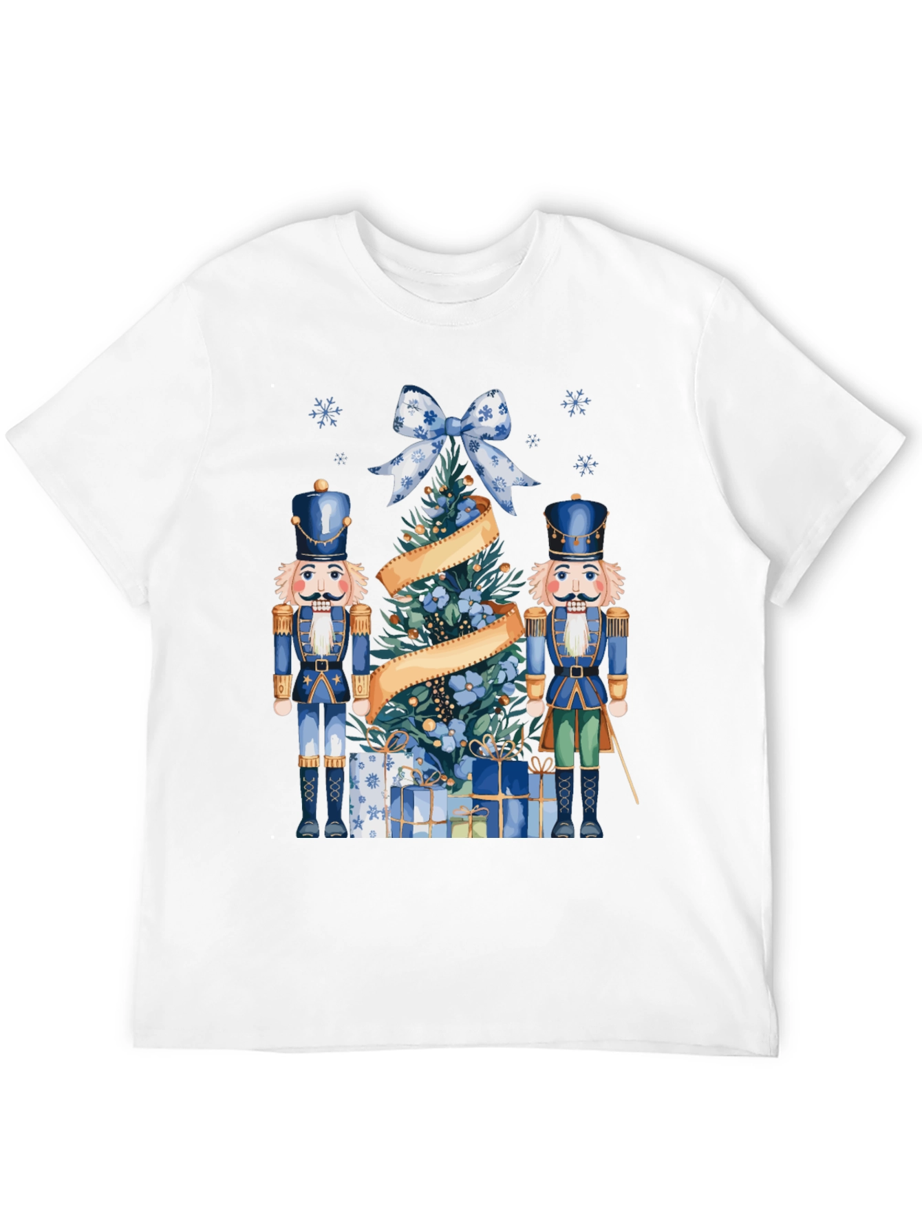 Black Festive Nutcracker Christmas T-Shirt view 12