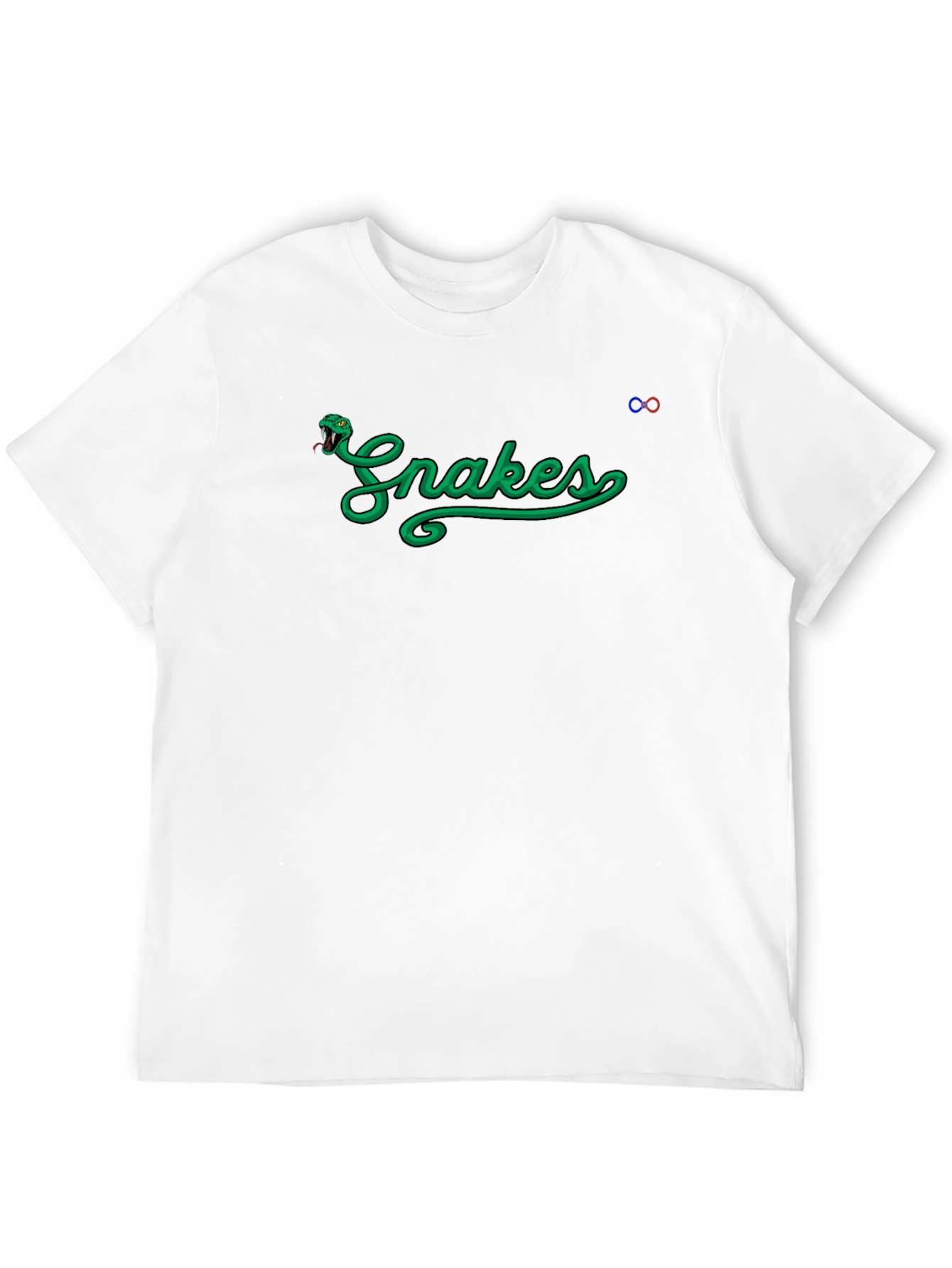 Black Snakes Graphic Tee - Black Crew Neck T-Shirt view 12