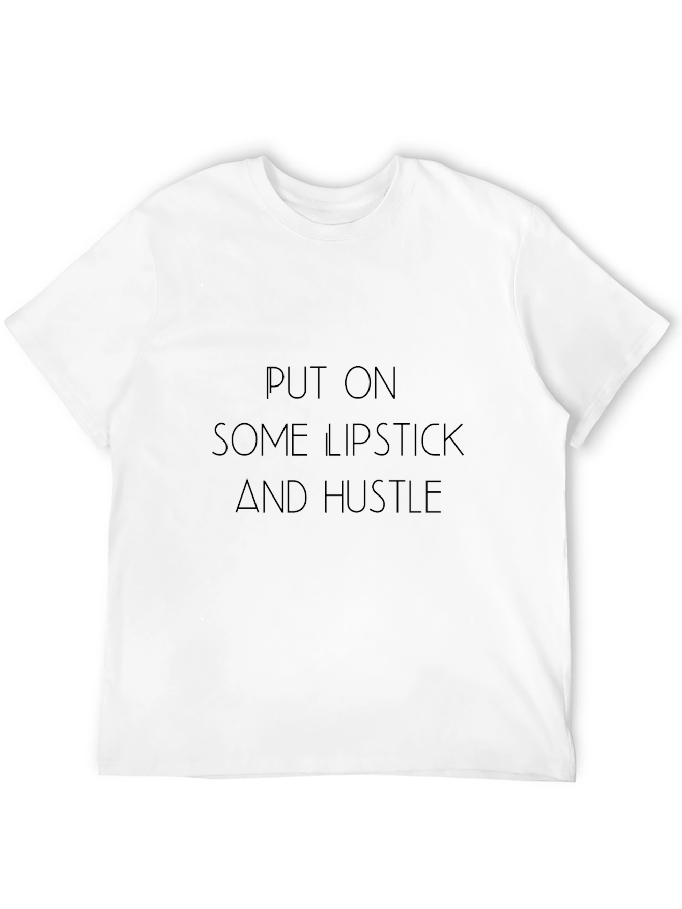 Black Lipstick Hustle Graphic Tee - Stylish & Motivational view 12