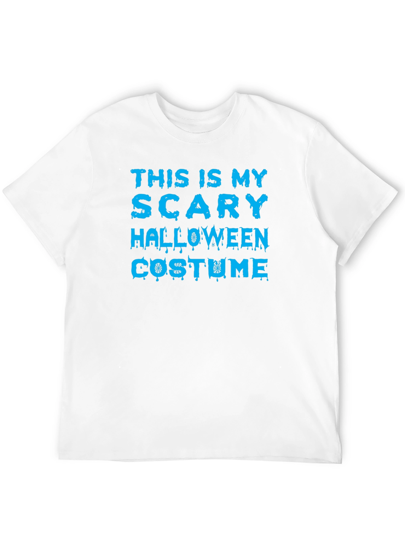 Black Scary Halloween Costume T-Shirt view 12