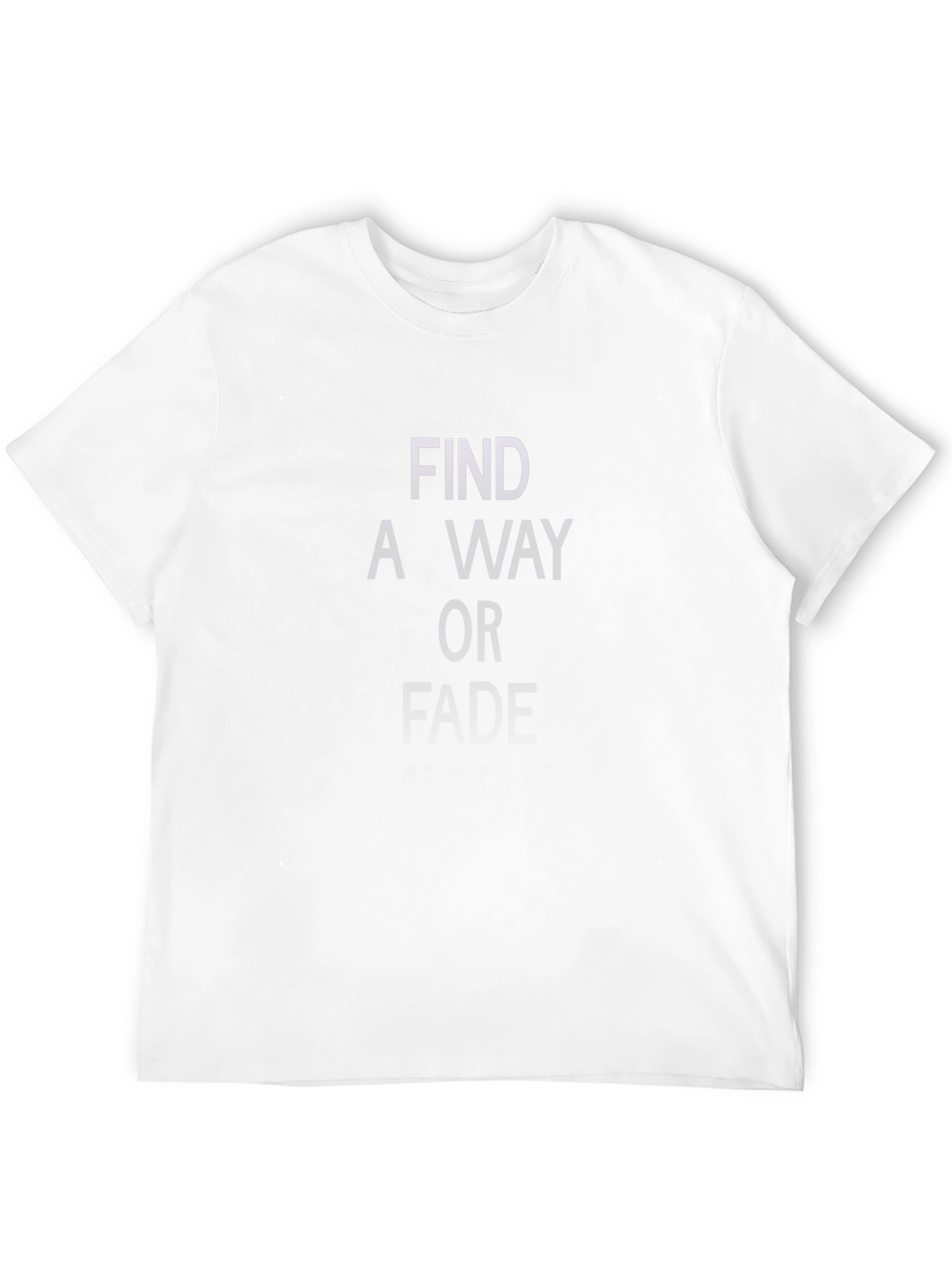 Black Find A Way or Fade Graphic T-Shirt view 12