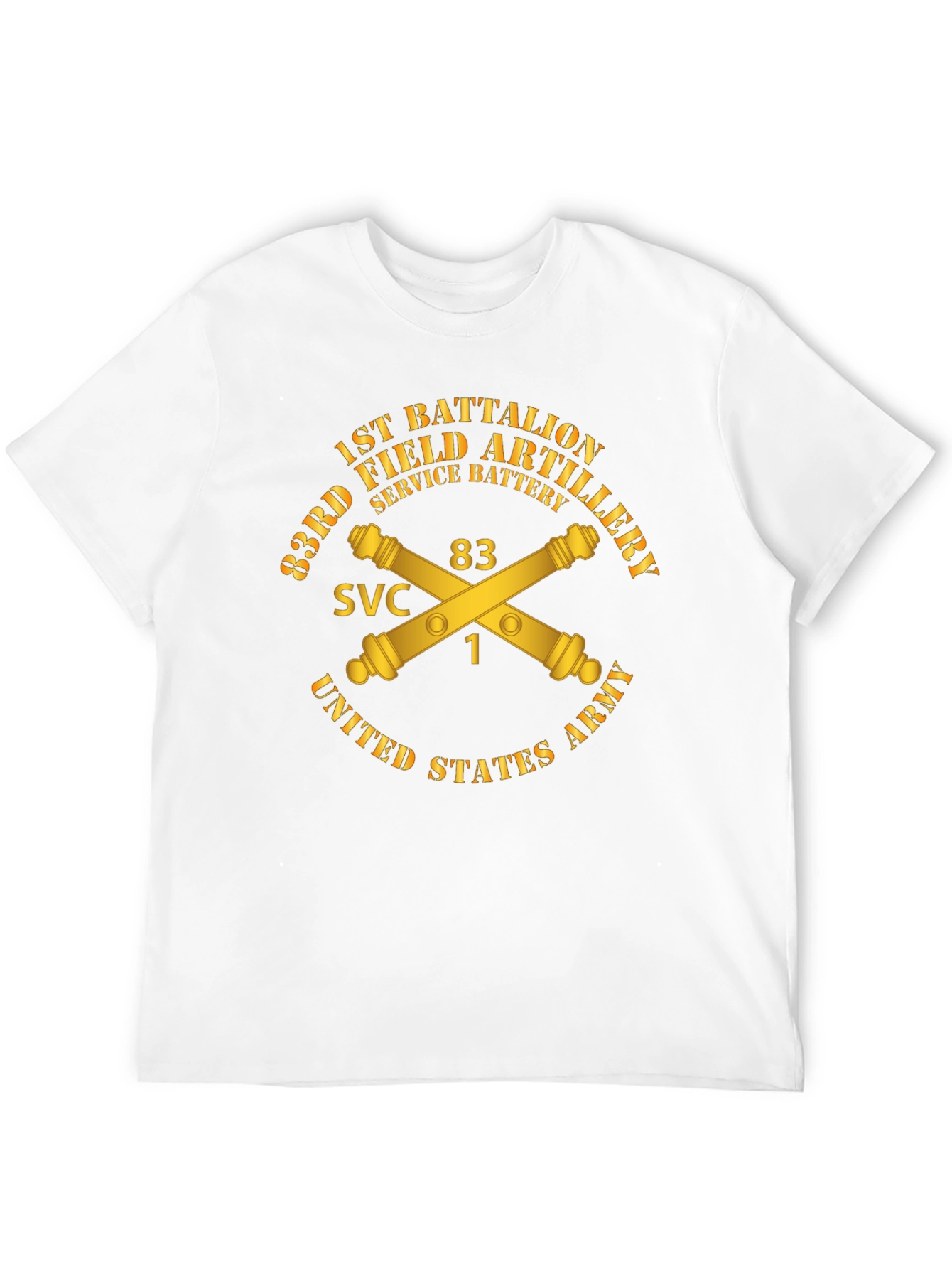 Black 83rd Field Artillery T-Shirt - United States Army Tee view 12