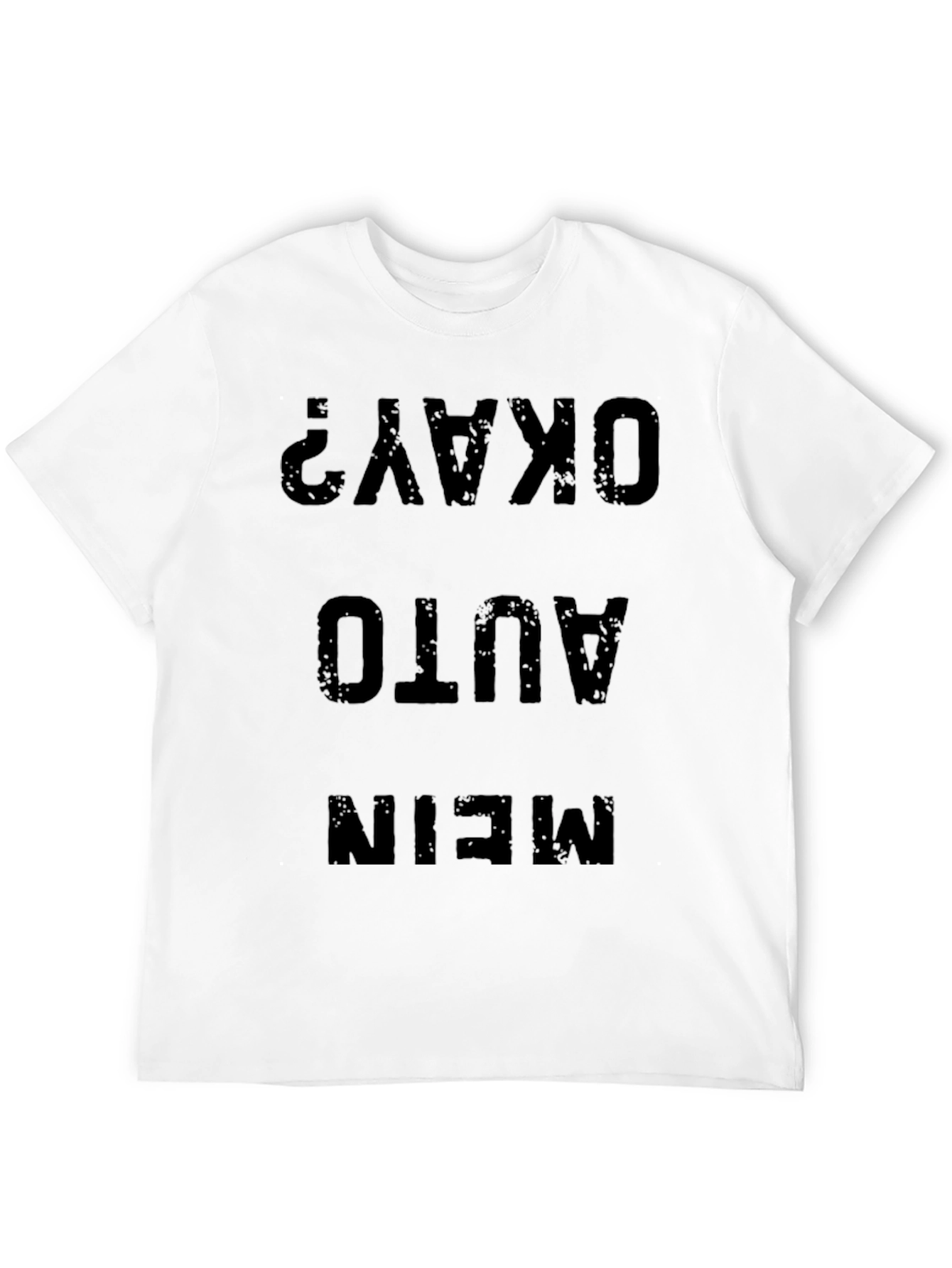 Black Mein Auto Okay? Black Graphic Tee view 12