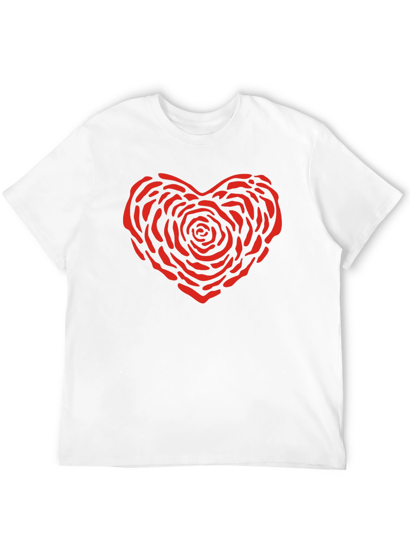 Black Heart Rose Graphic Tee - Black view 12