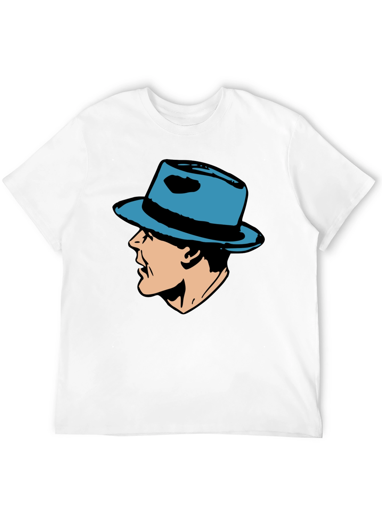 Black Retro Detective T-Shirt - Classic Comic Style Tee view 12
