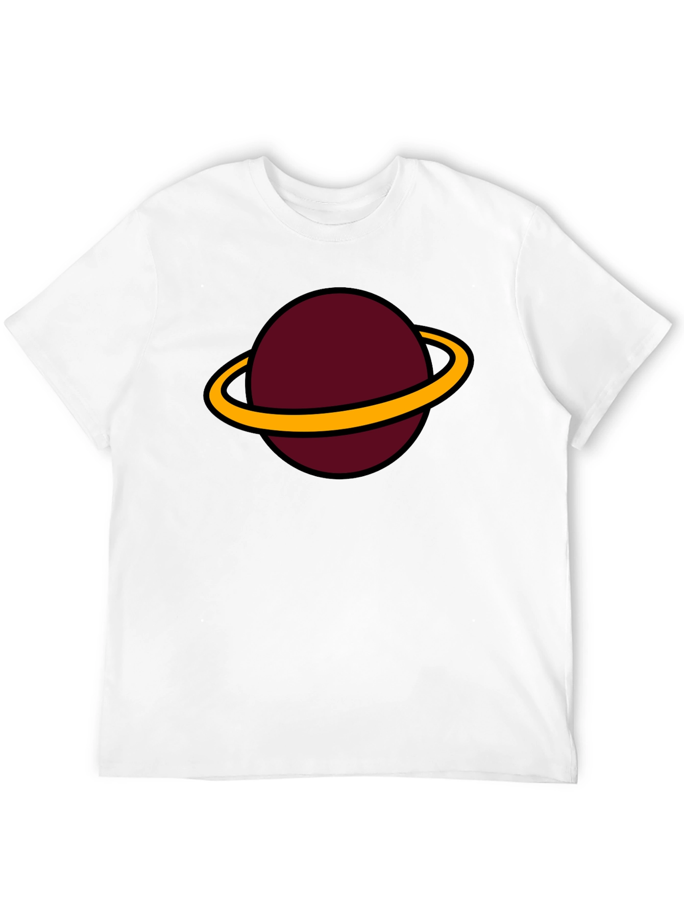 Black Planet Saturn Graphic Tee - Classic Black view 12