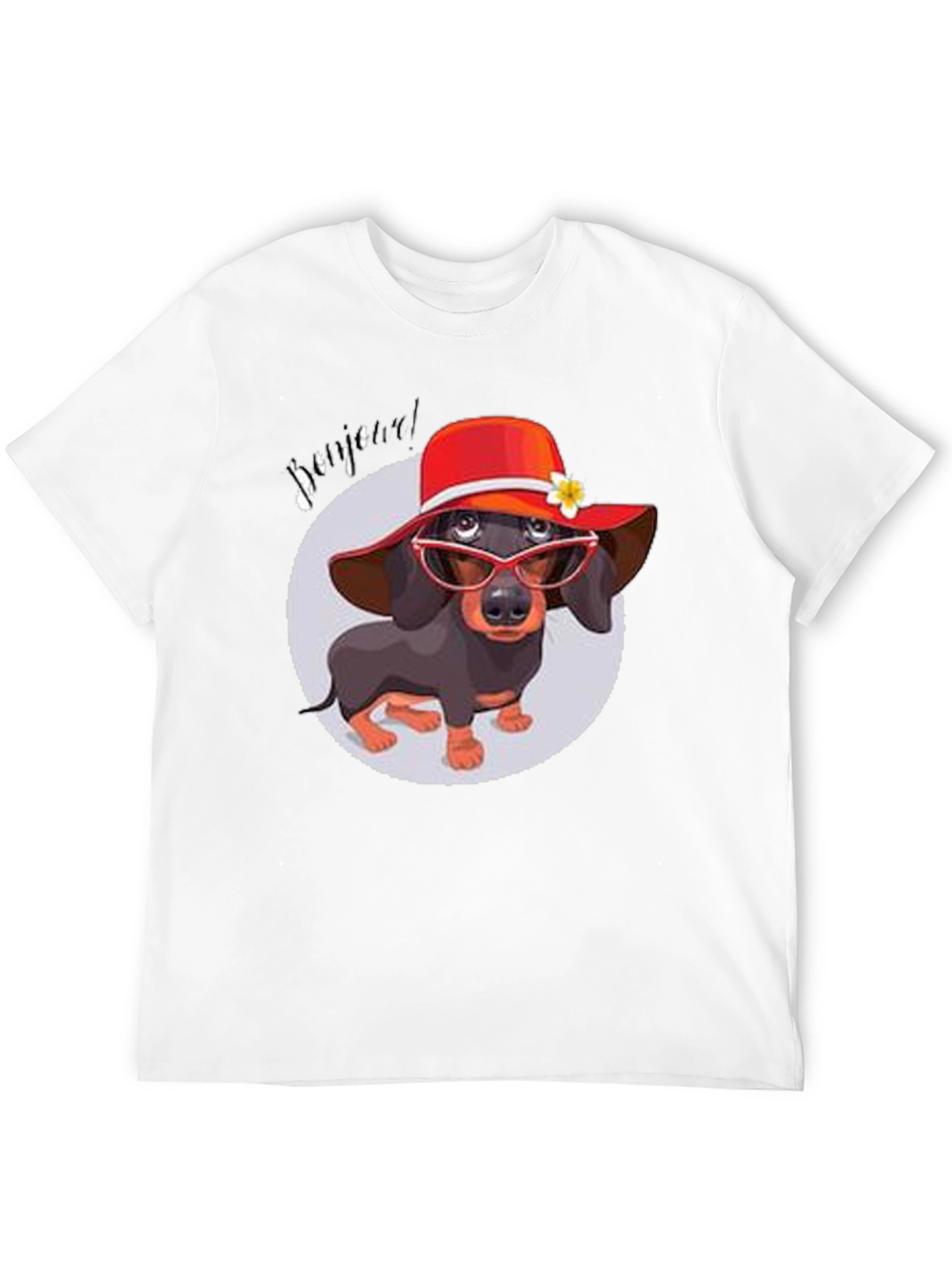 Black Dachshund in Hat T-Shirt - Funny Dog Lover Tee view 12