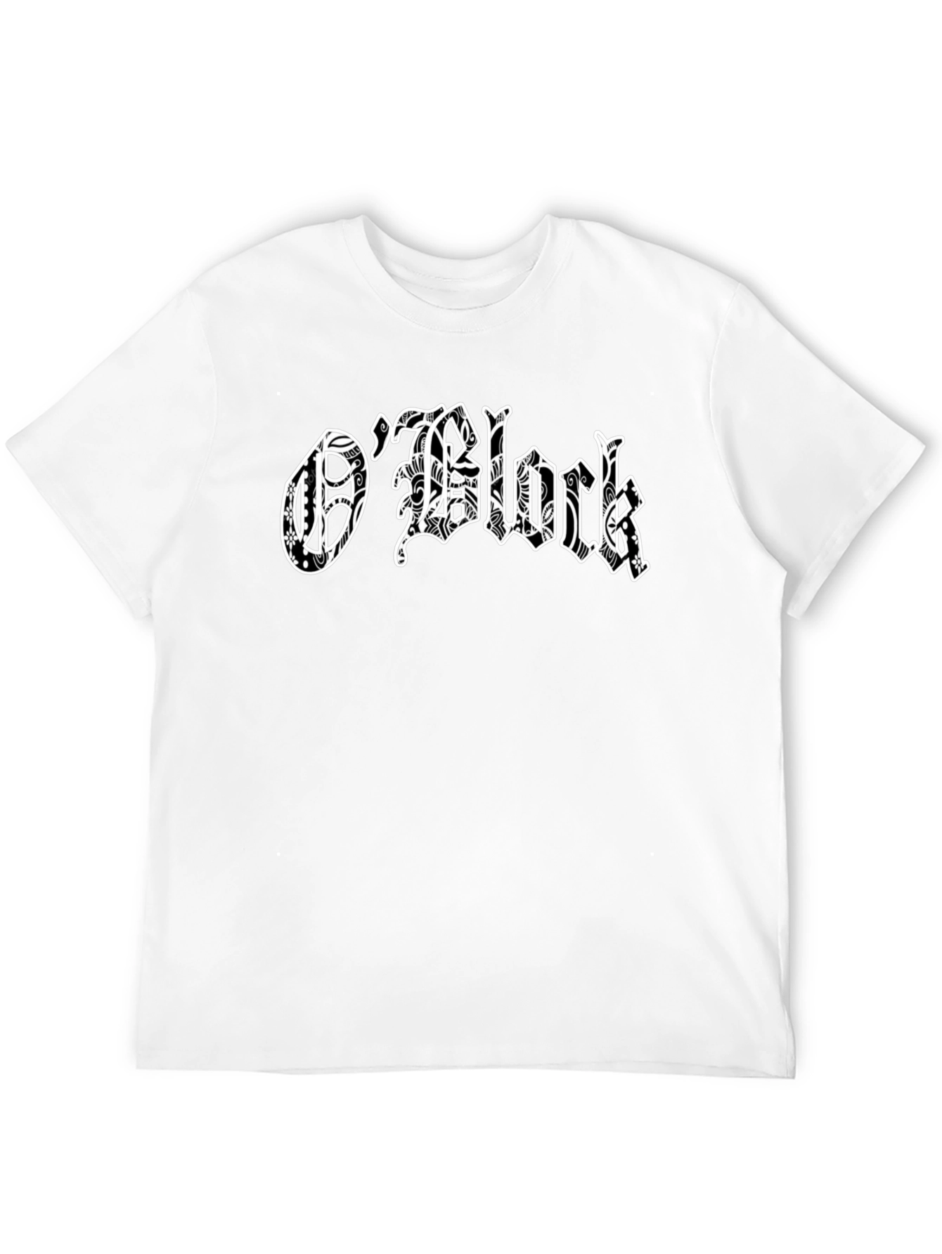 Black O'Block Graphic Black T-Shirt view 12