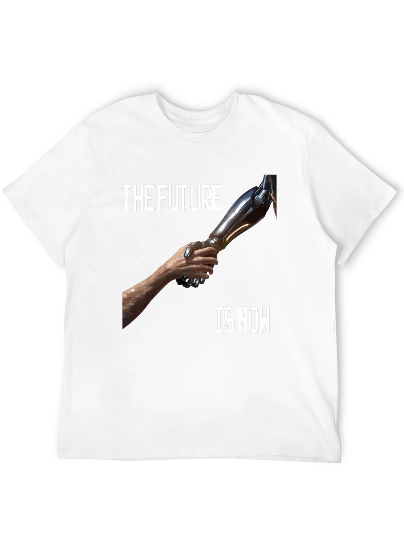 Black The Future is Now T-Shirt view 12
