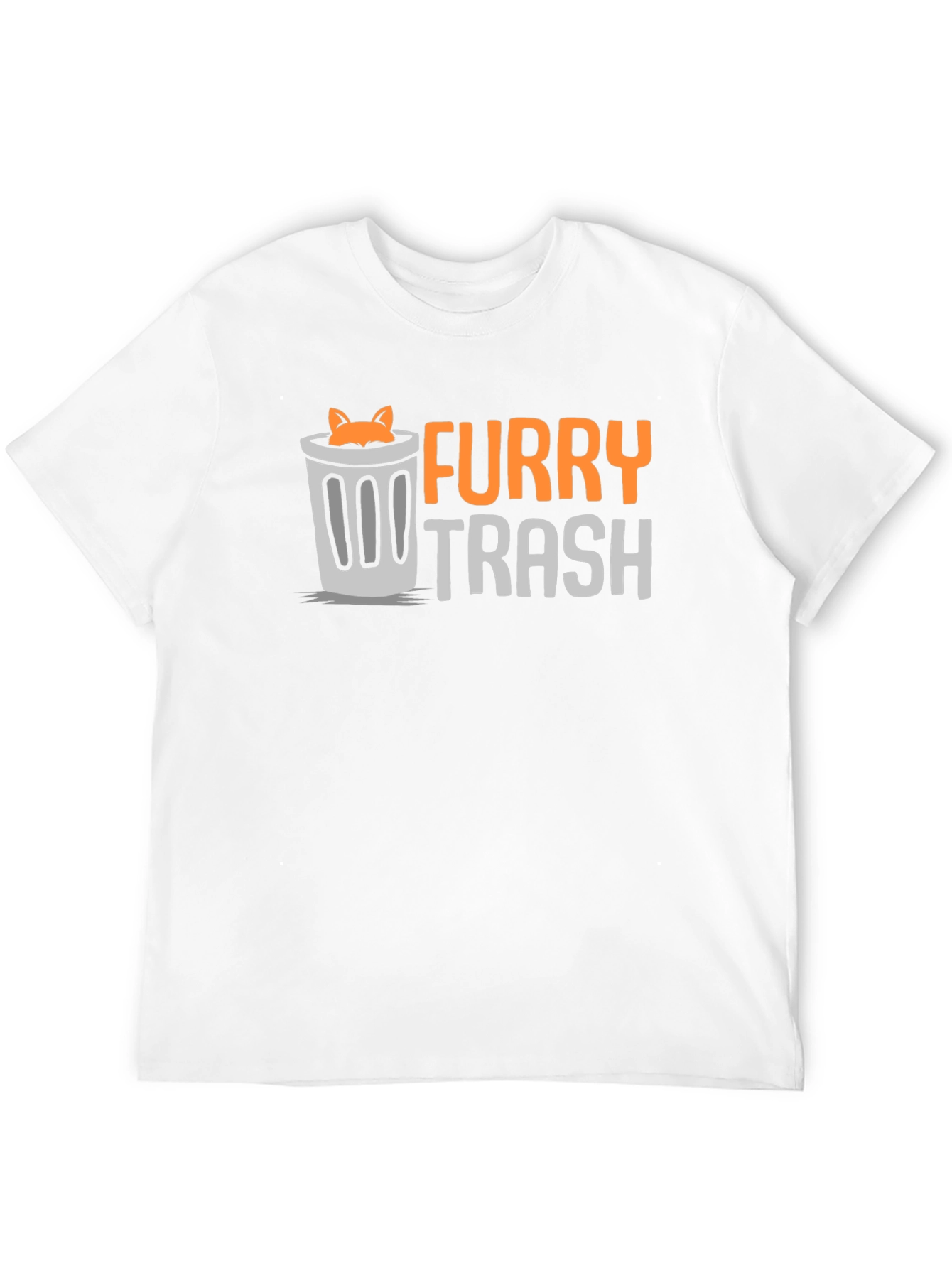 Black Furry Trash T-Shirt - Funny Graphic Tee view 12