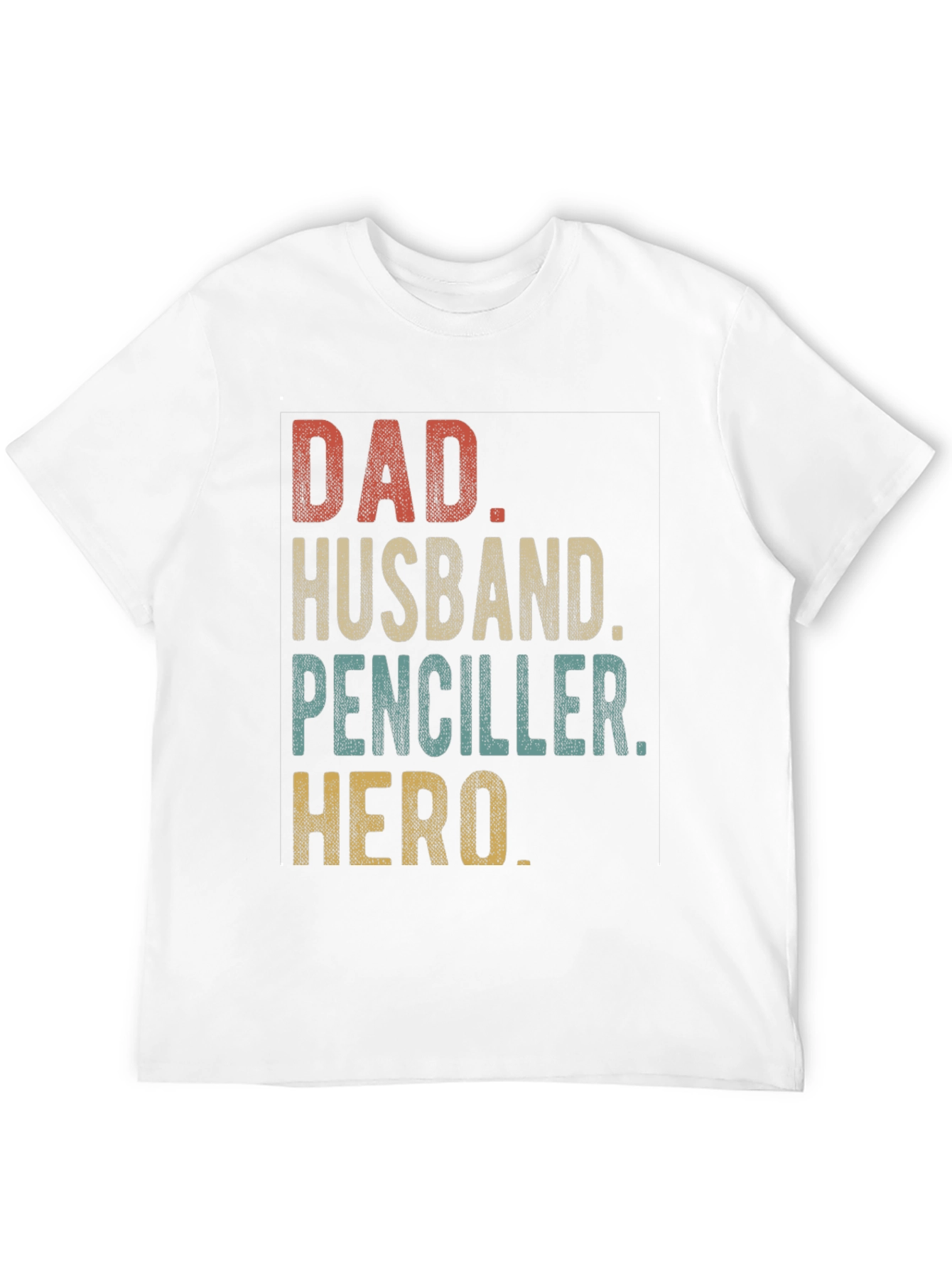 Black Dad Husband Penciller Hero T-Shirt view 12