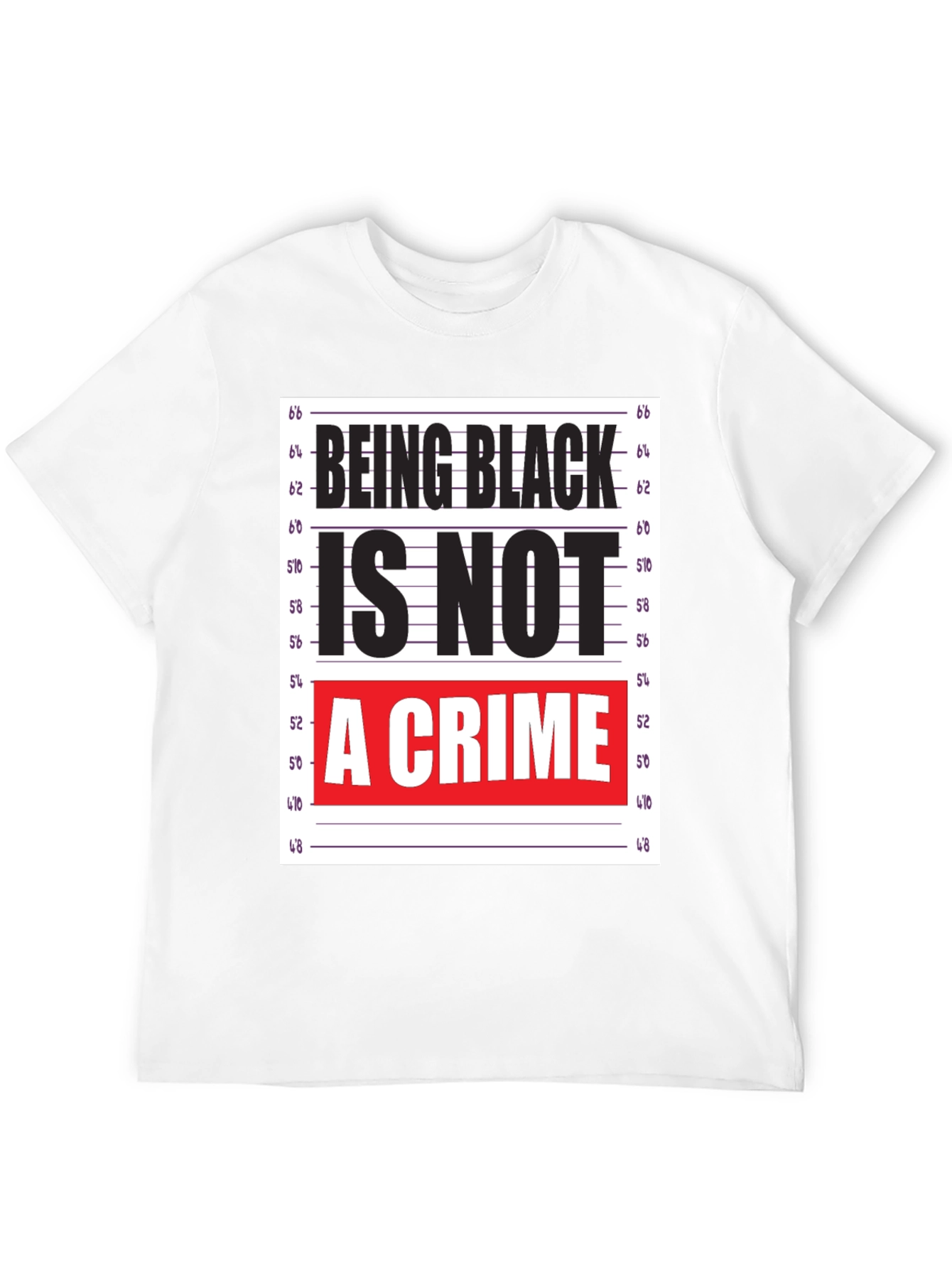 Black Being Black Is Not A Crime T-Shirt view 12