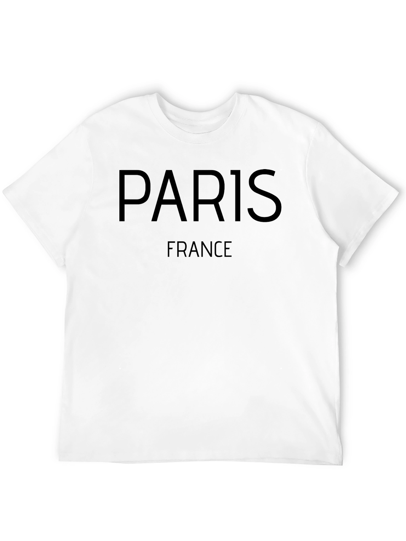 Black Paris France Black T-Shirt view 12
