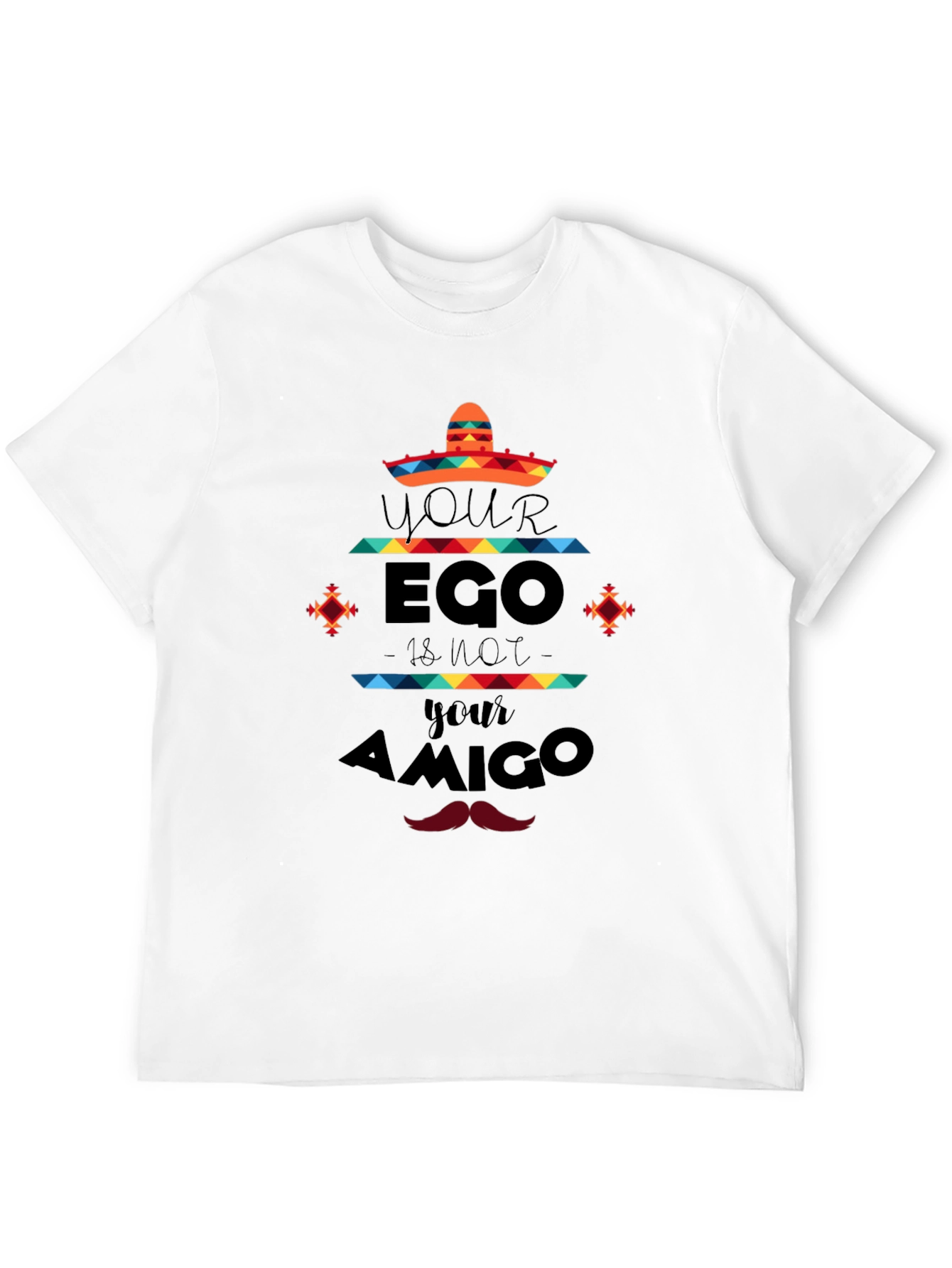 Black Ego Is Not Your Amigo Graphic Tee view 12