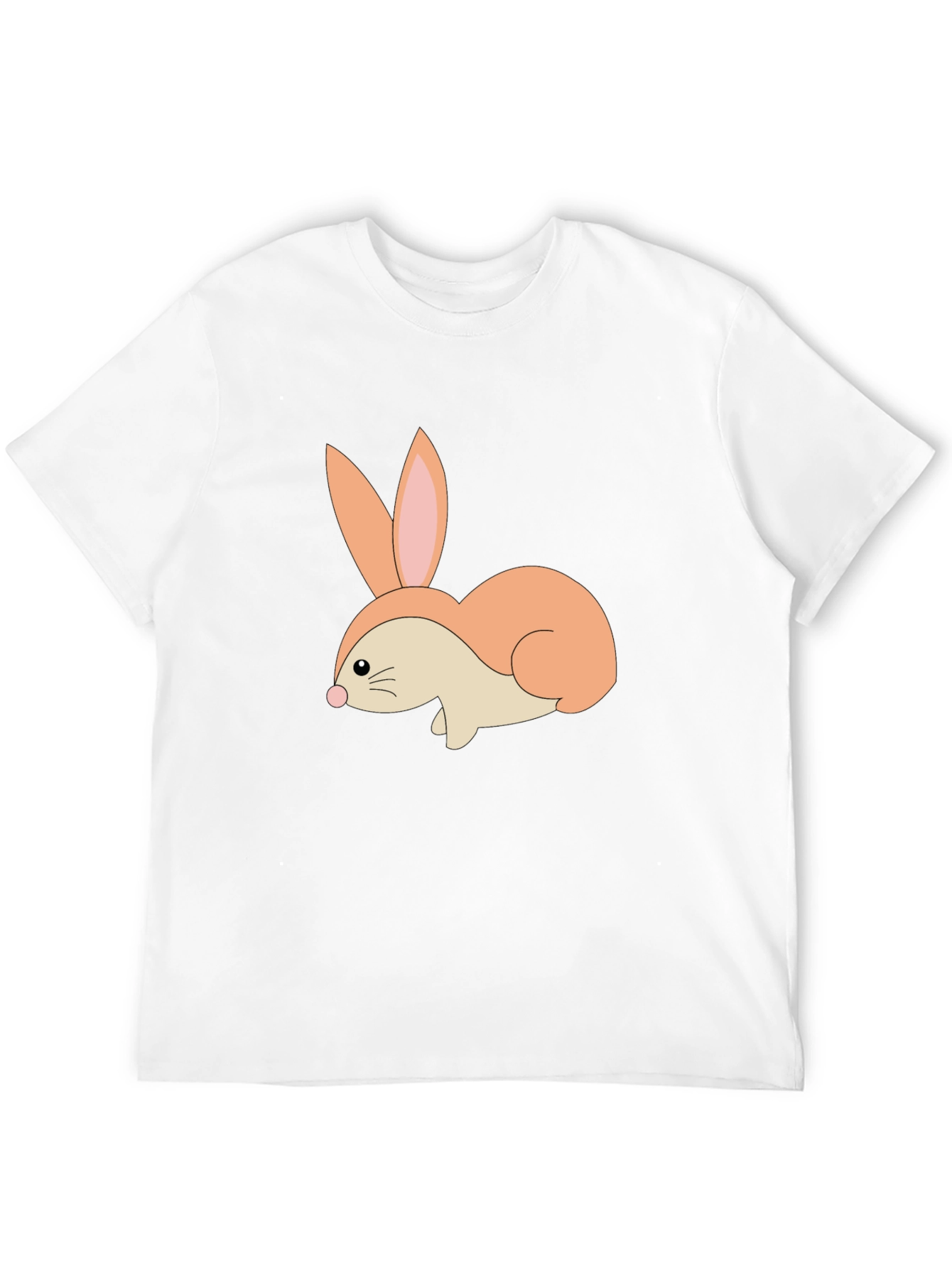 Black Bunny Graphic Tee - Soft Cotton Blend view 12