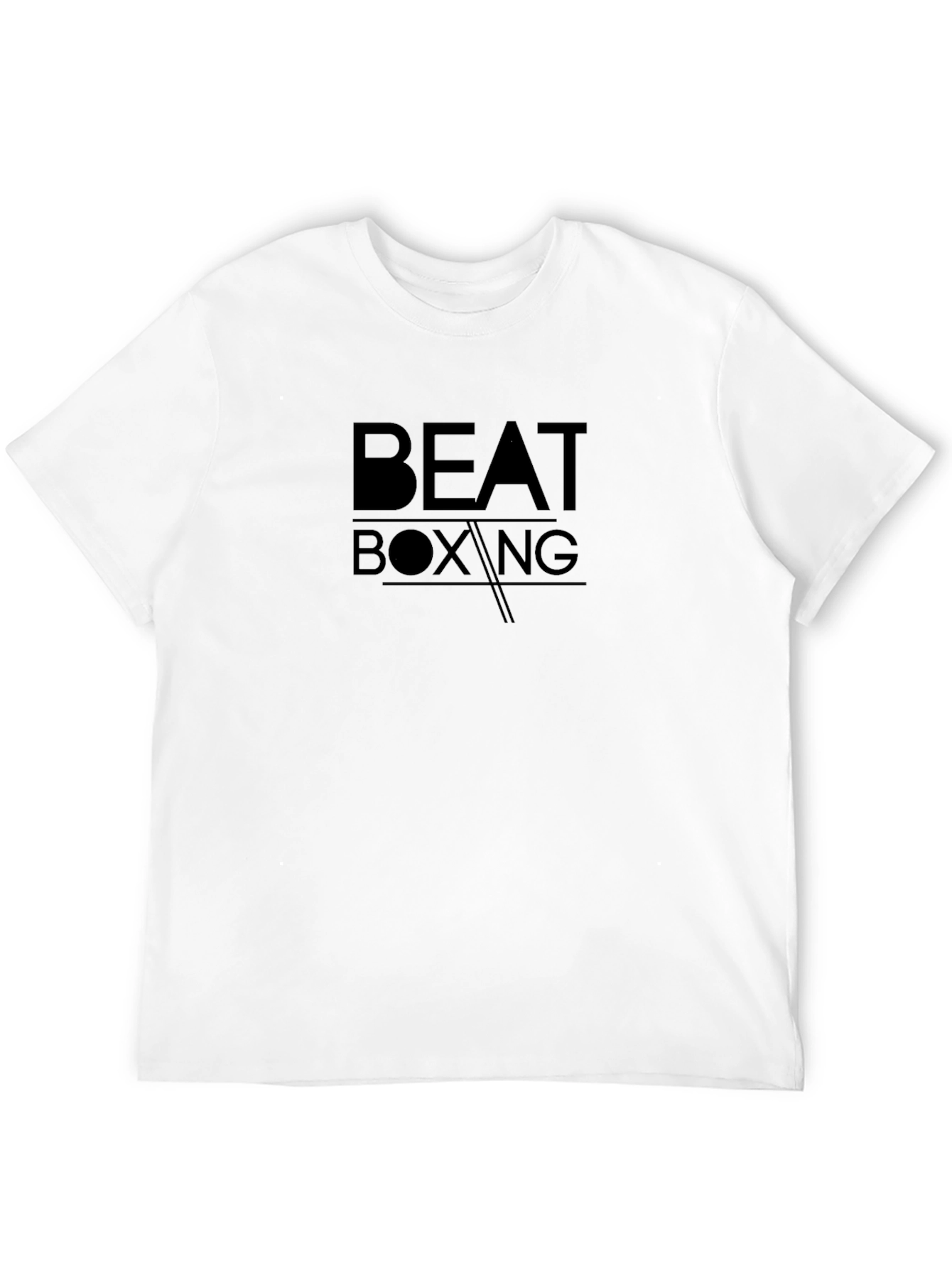 Black Black Beat Boxing Graphic T-Shirt view 12