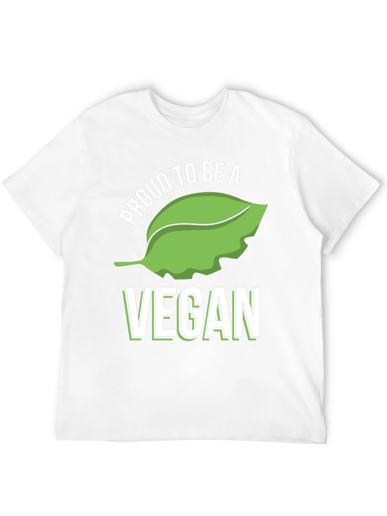 Black Proud Vegan T-Shirt - Black Cotton Blend view 12