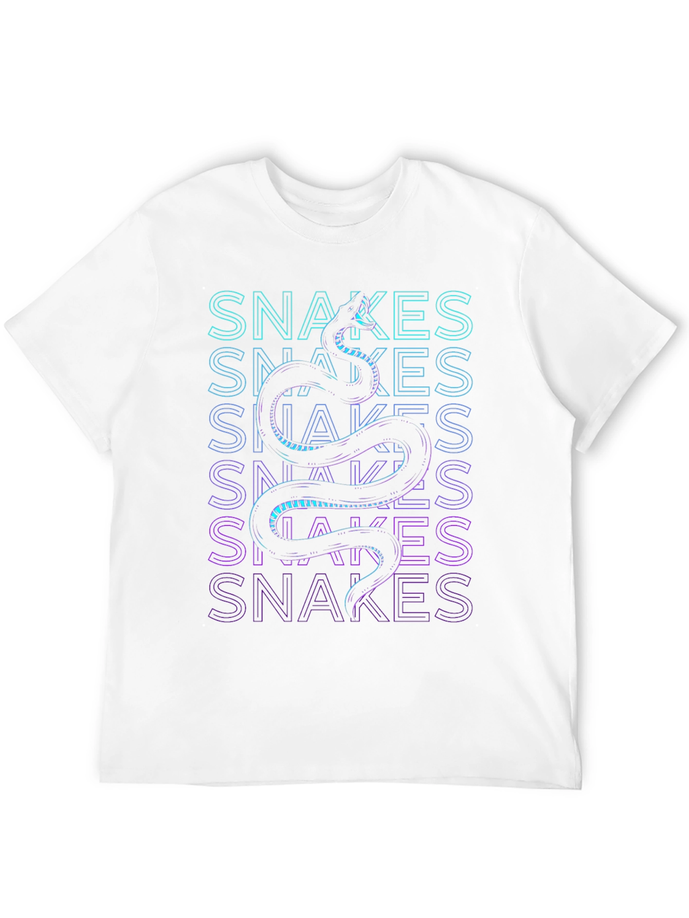 Black Snakes Graphic T-Shirt - Cool Reptile Design view 12
