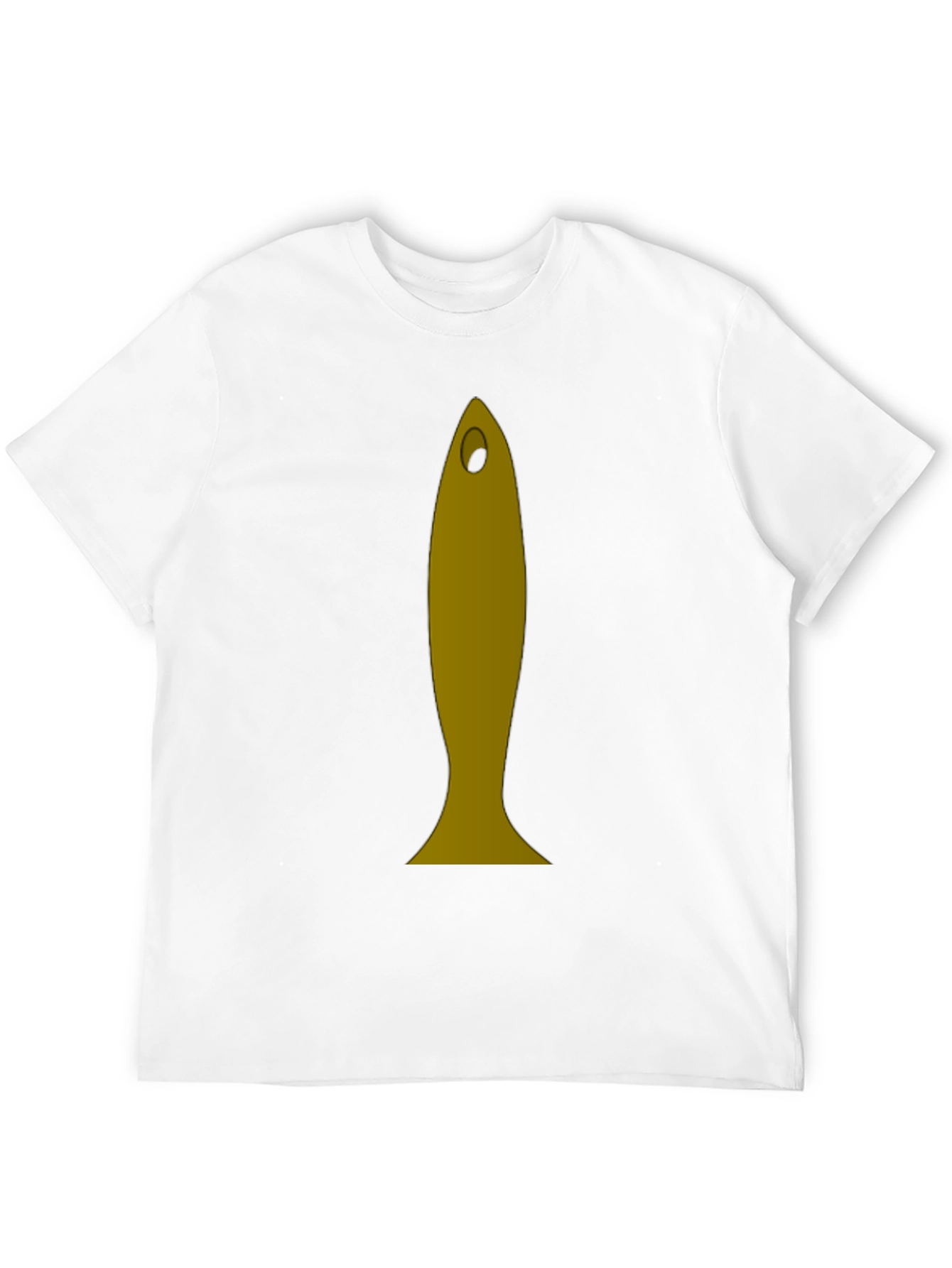 Black Funny Fish Graphic Tee - Black Cotton T-Shirt view 12