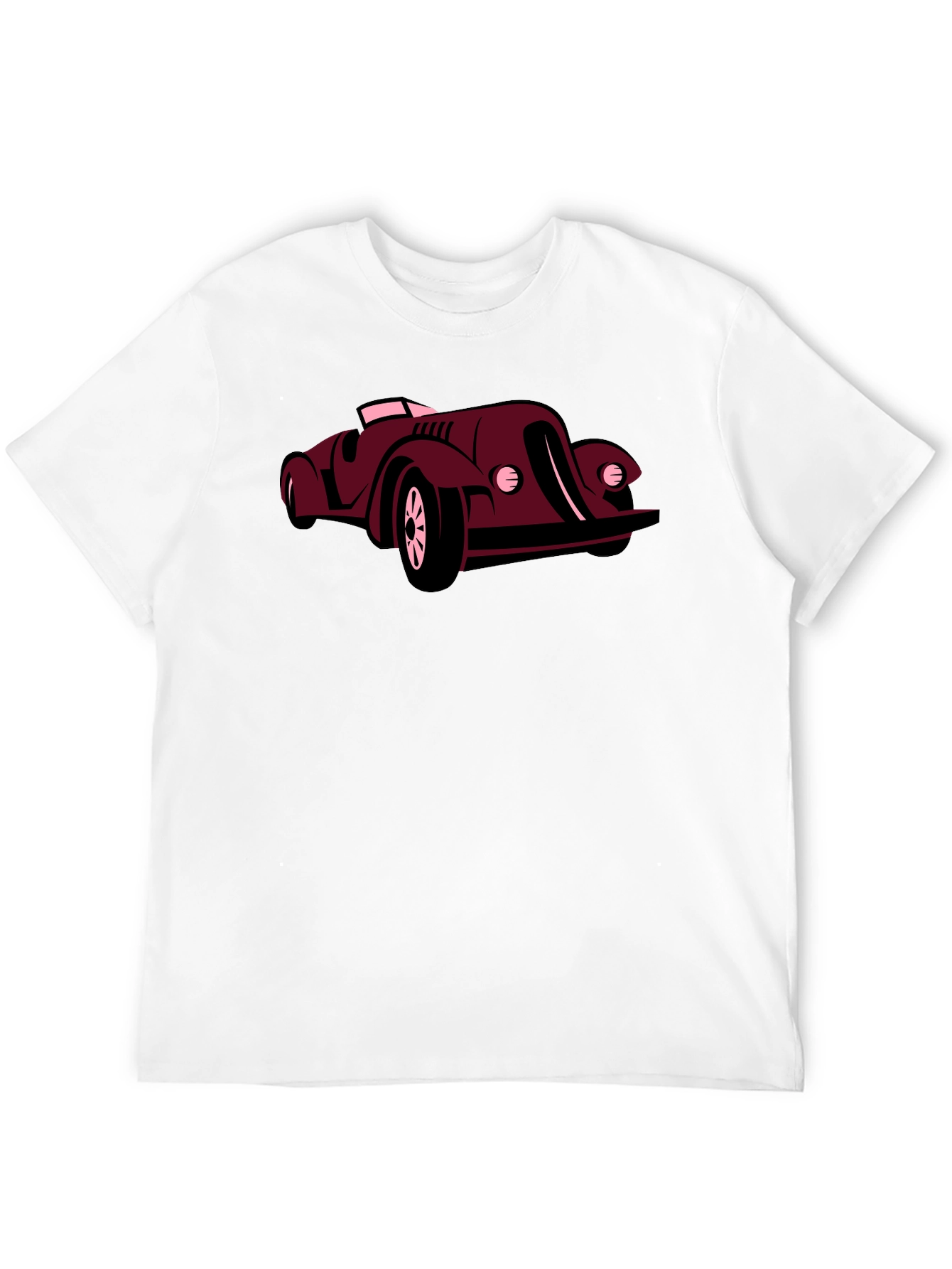 Black Vintage Car Graphic Tee - Retro Style view 12