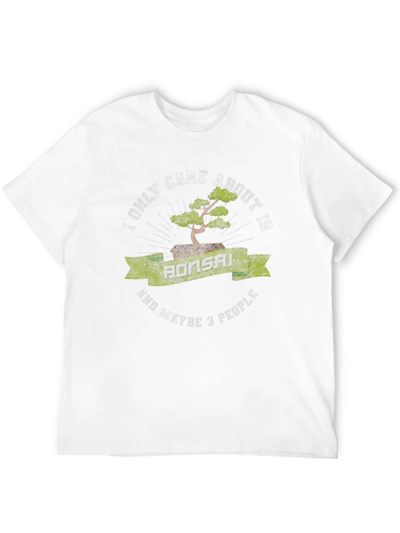 Black Bonsai and 3 People Graphic T-Shirt view 12