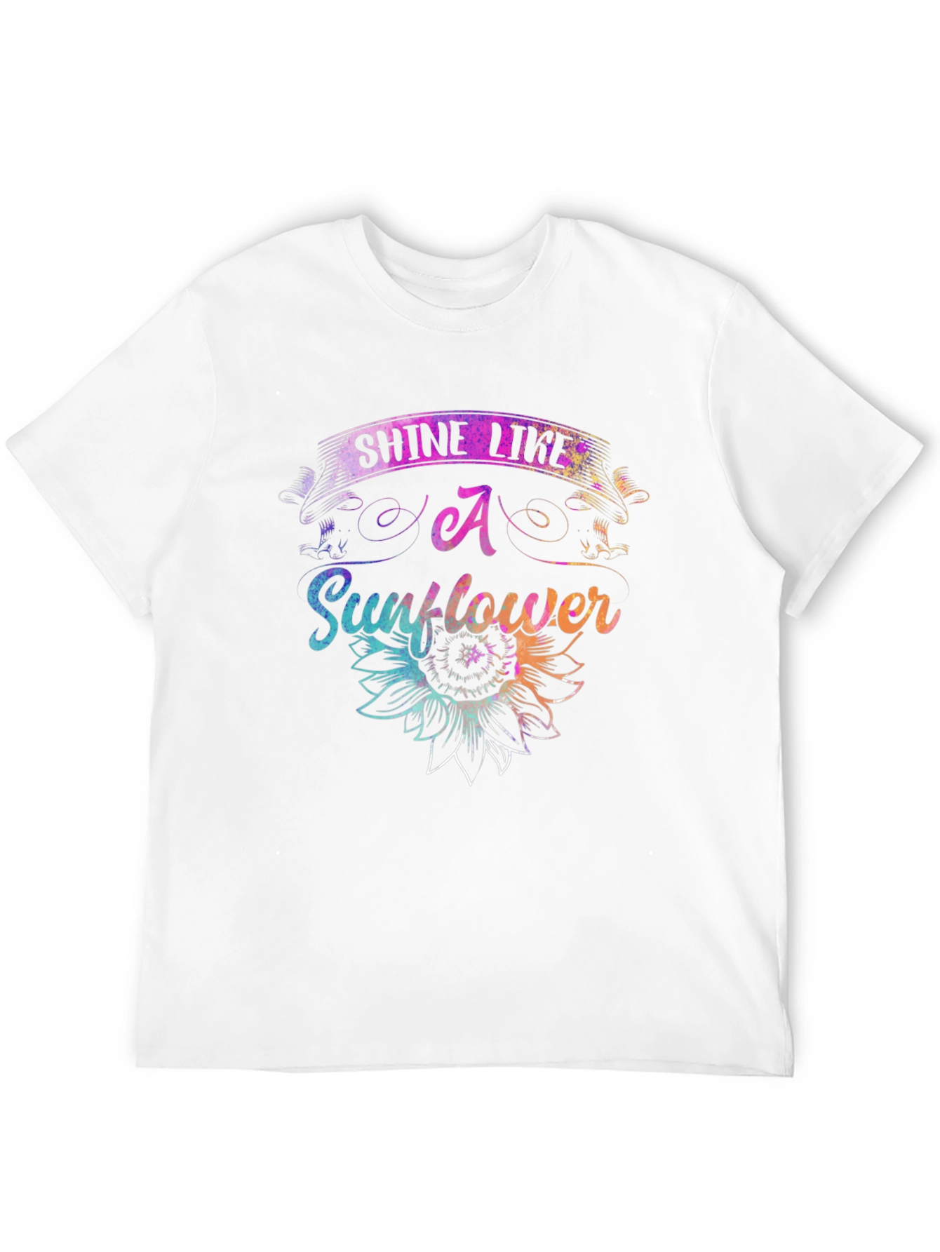 Black Shine Like A Sunflower Graphic T-Shirt view 12