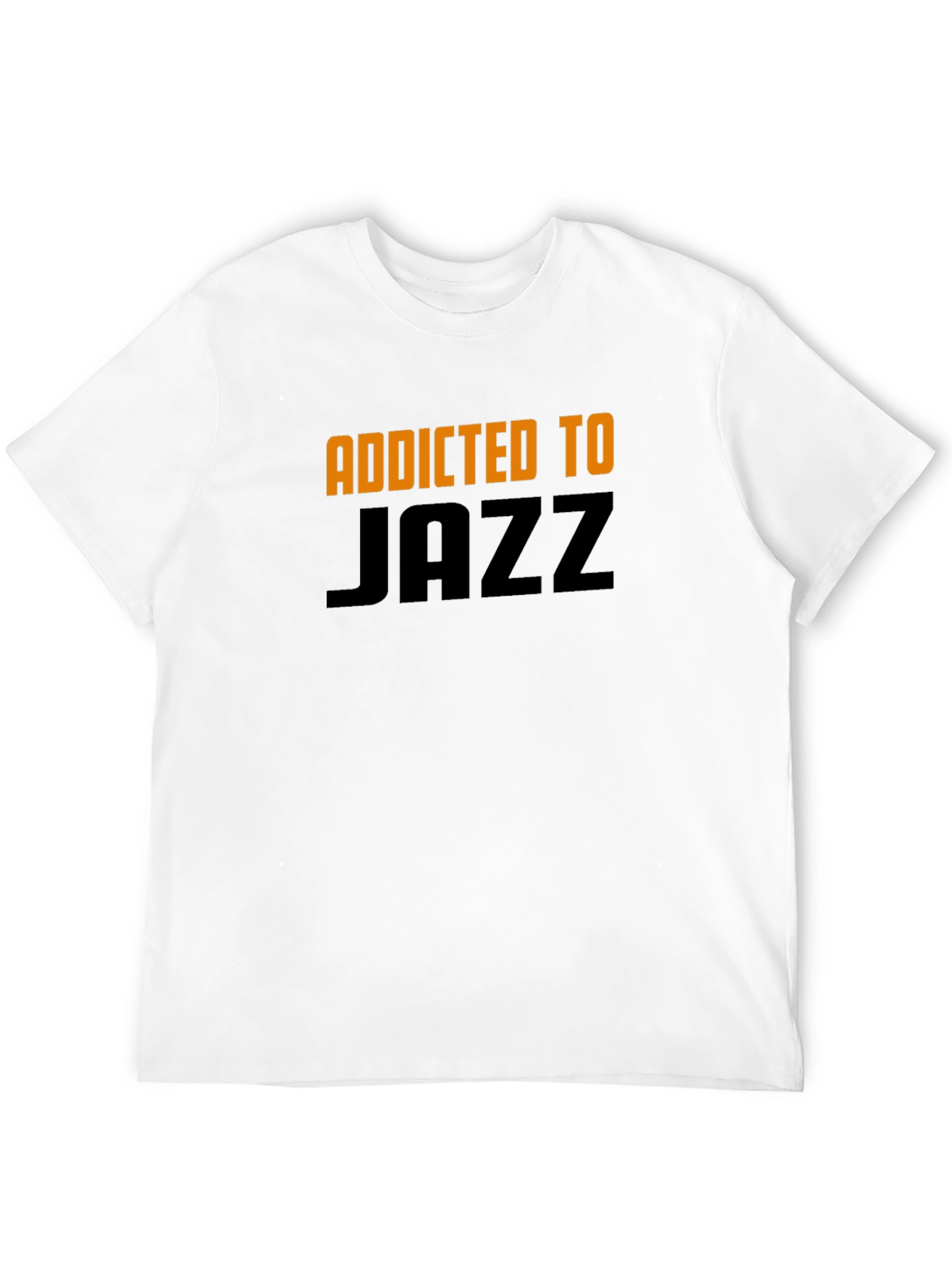 Black Addicted to Jazz Graphic Tee - Black Cotton Blend view 12