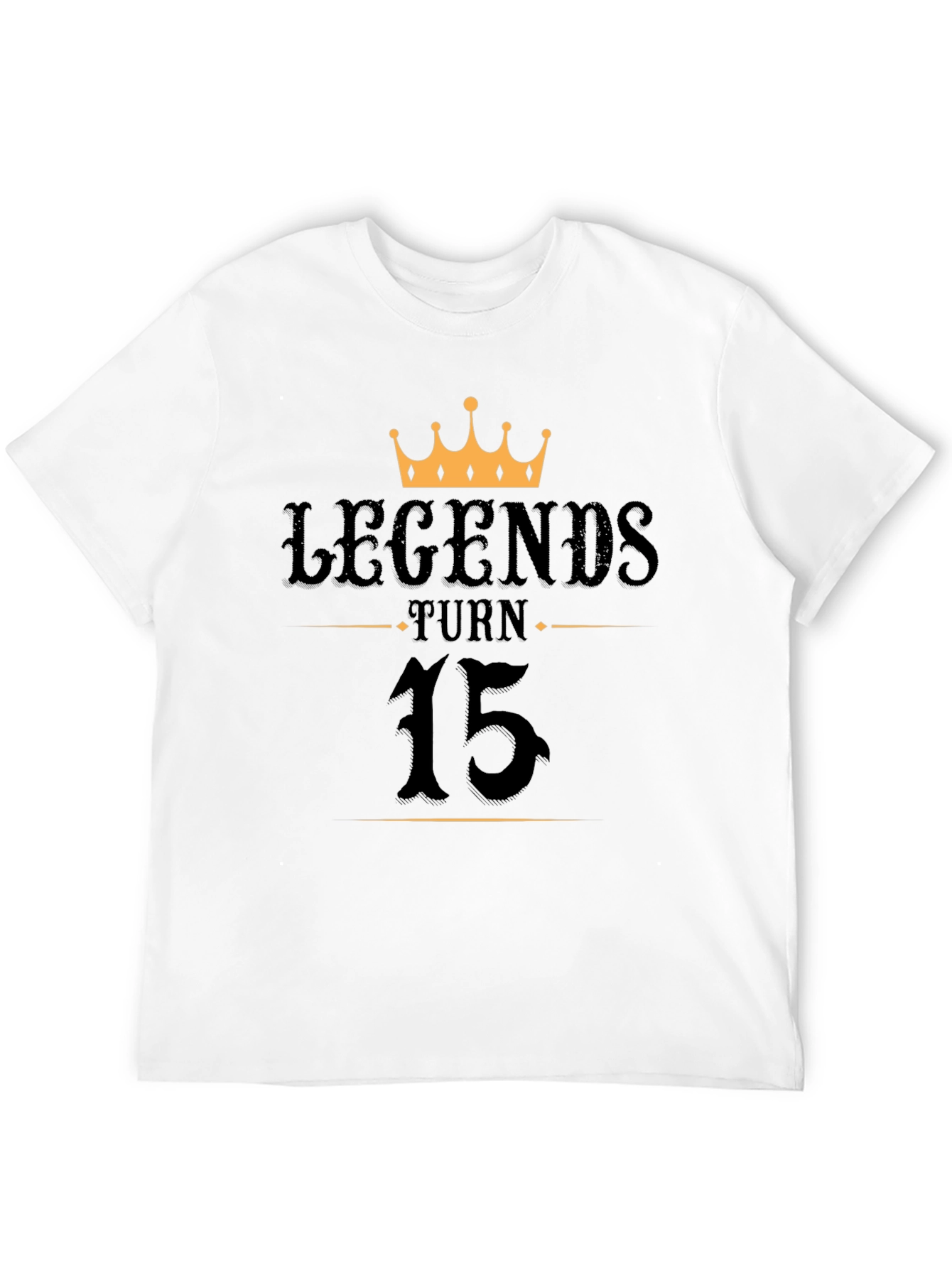Black Legends Turn 15 Black Graphic Tee view 12