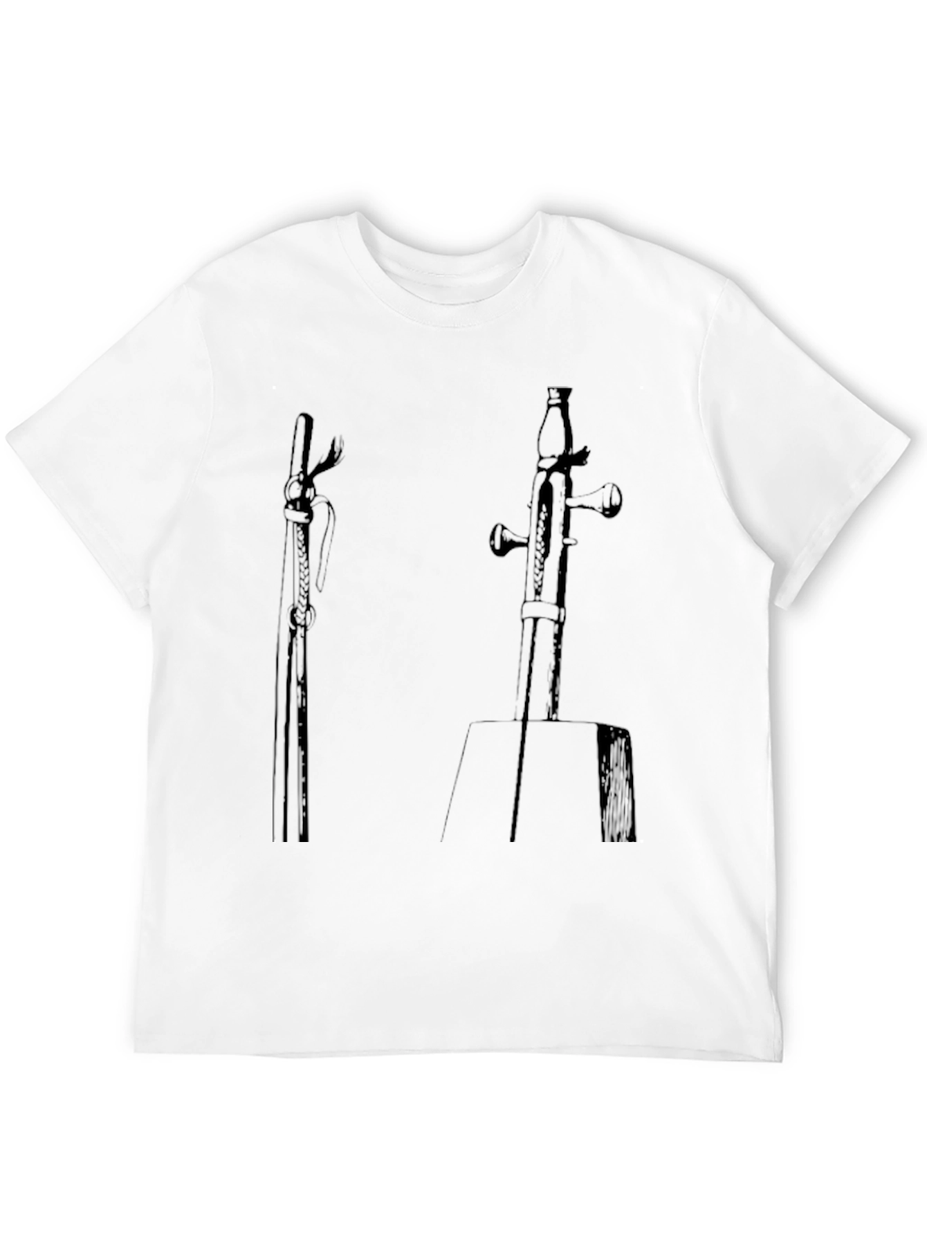 Black Vintage Musical Instrument Graphic Tee view 12