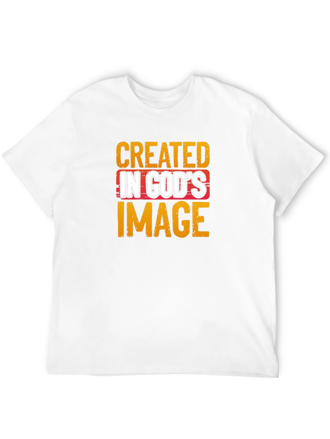 Black Created in God's Image Black Graphic Tee view 12