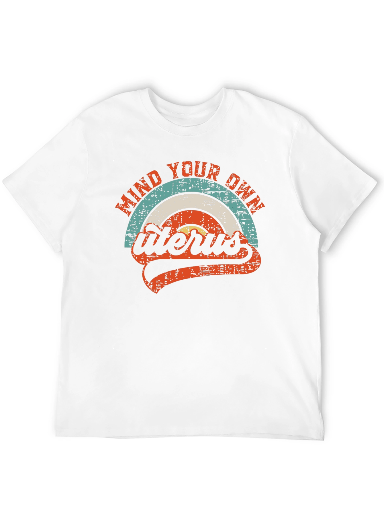 Black Mind Your Own Uterus Graphic Tee view 12