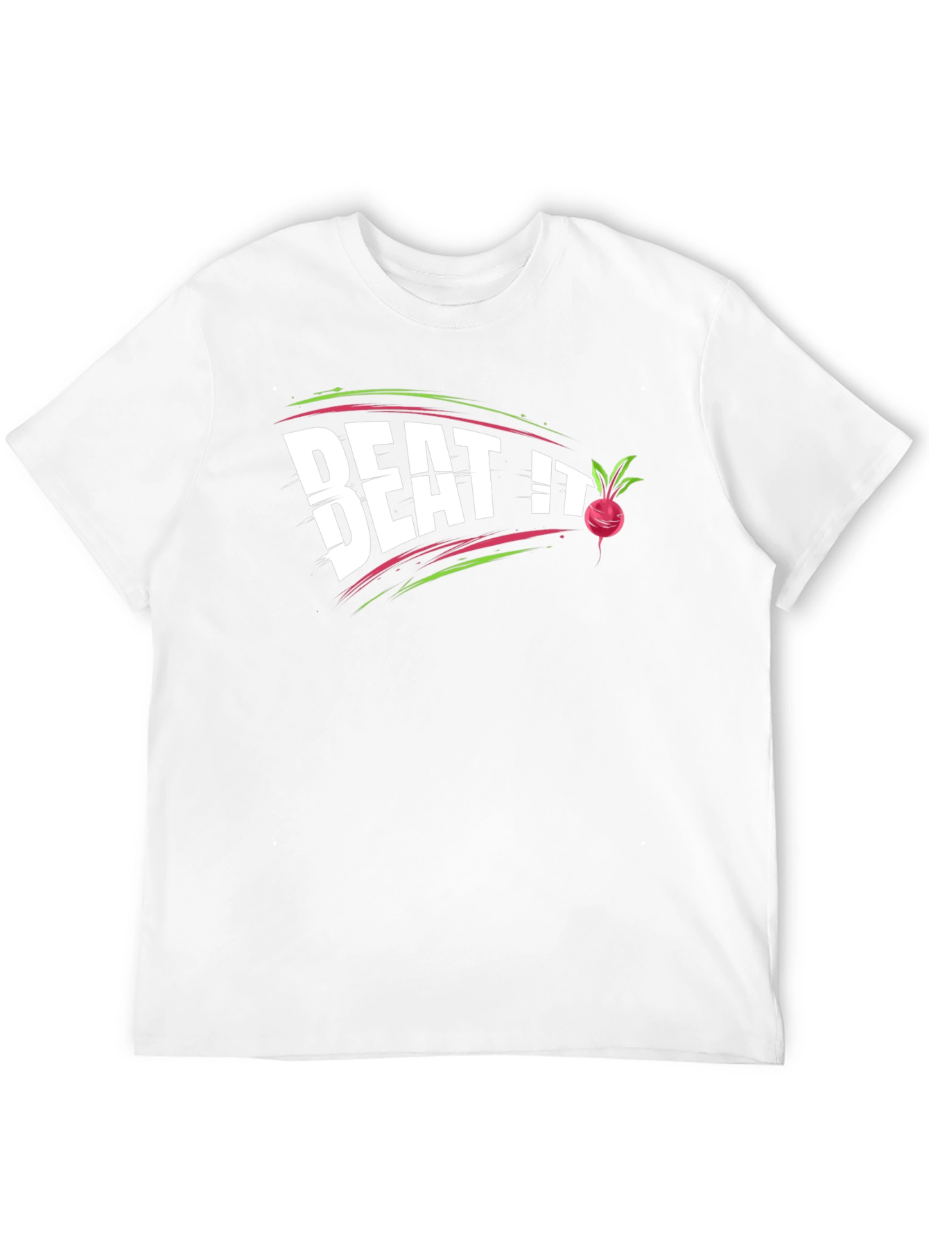 Black Beat It Beet Pun T-Shirt - Funny Vegetable Tee view 12