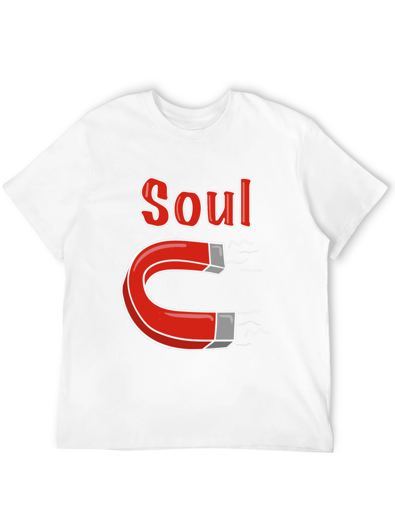 Black Soul Magnet Graphic T-Shirt - Black view 12