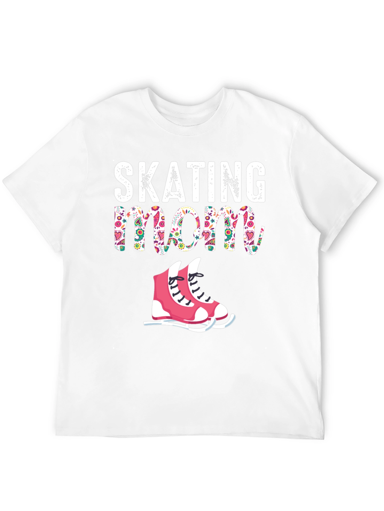 Black Skating Mom T-Shirt, Novelty Graphic Tee view 12