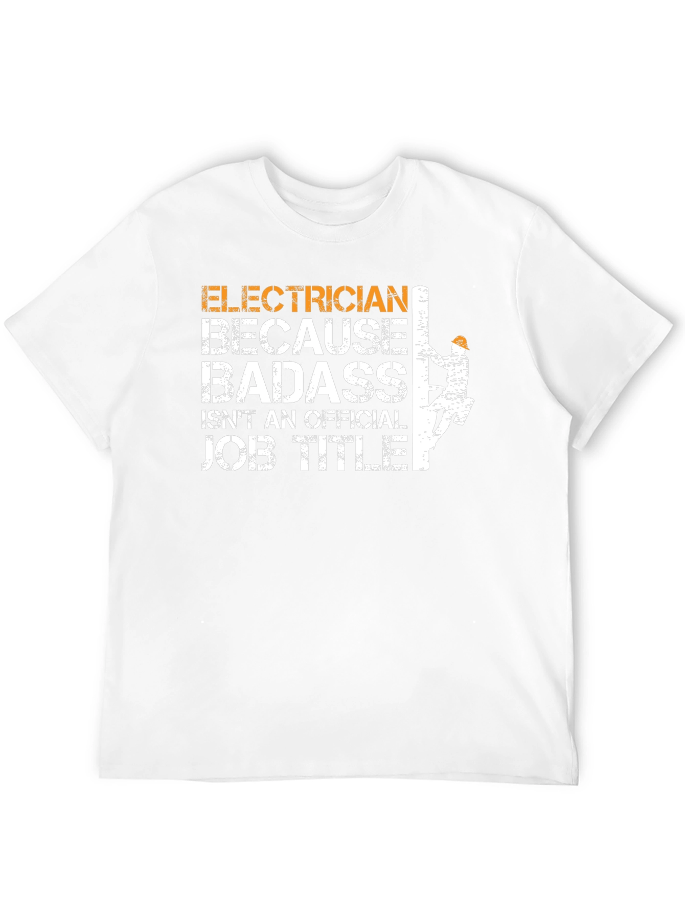 Black Electrician Badass Job Title T-Shirt view 12