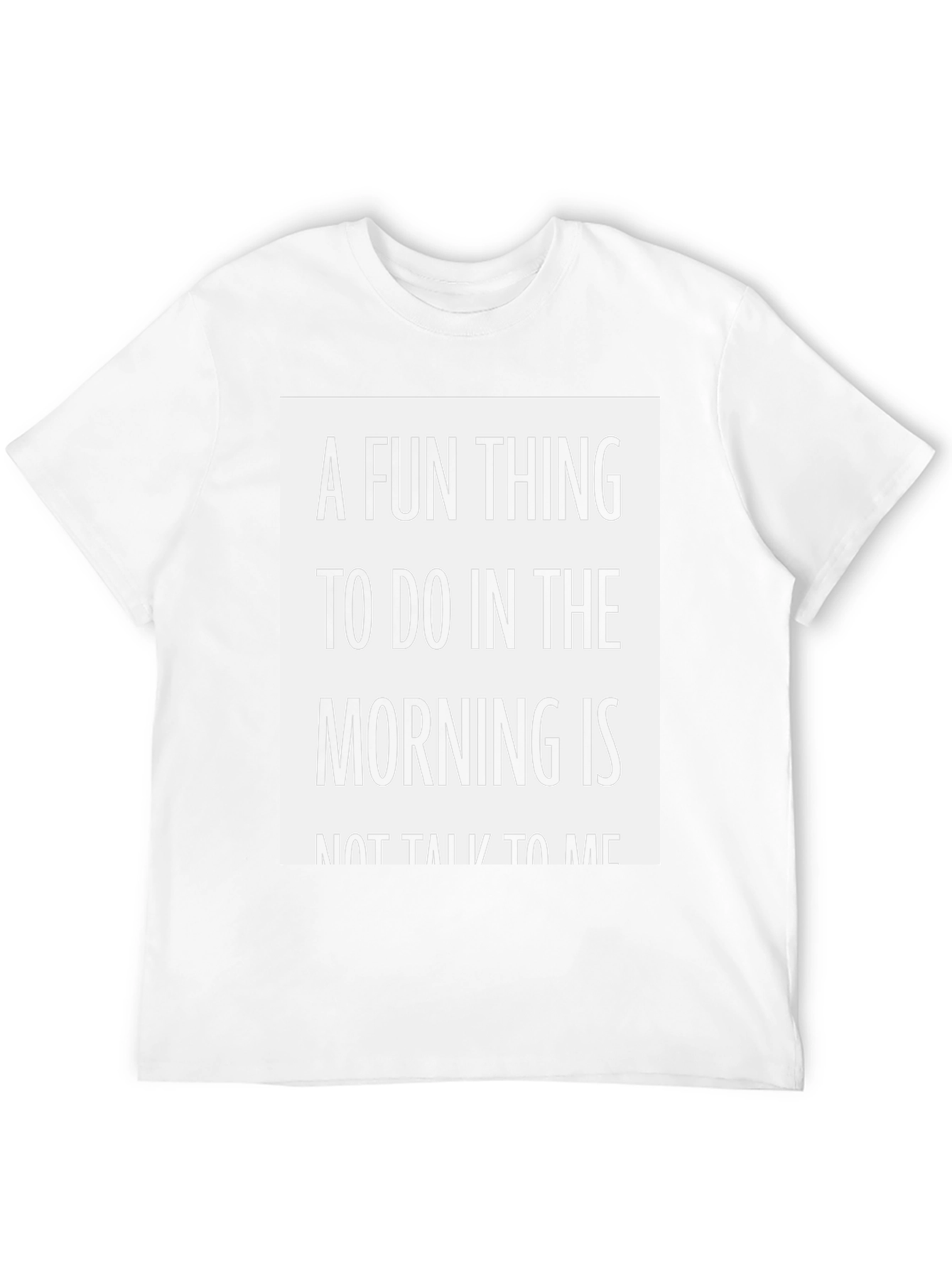 Black Funny Morning Person Tee - Introvert T-Shirt view 12