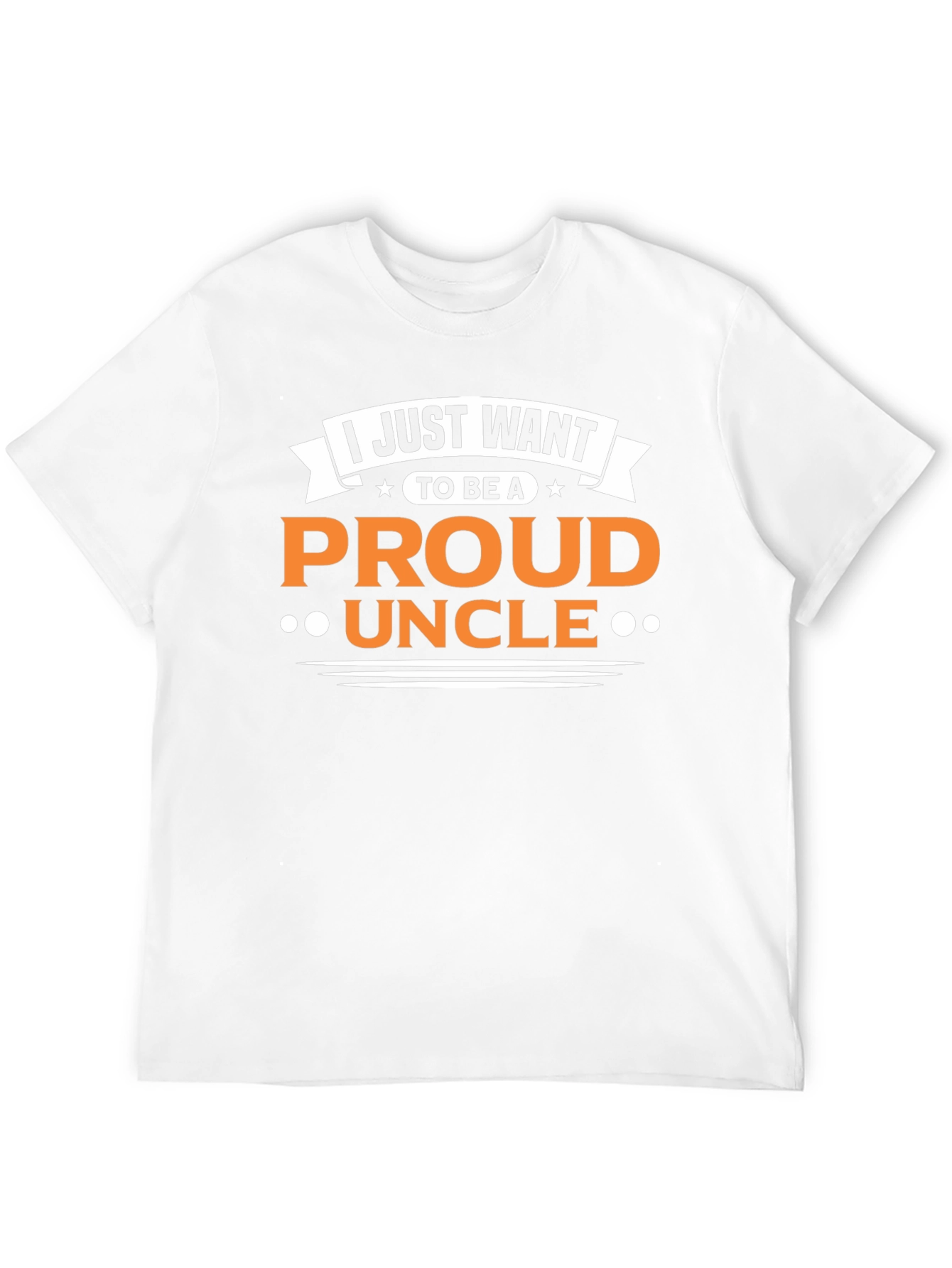 Black Proud Uncle Graphic T-Shirt - Black view 12